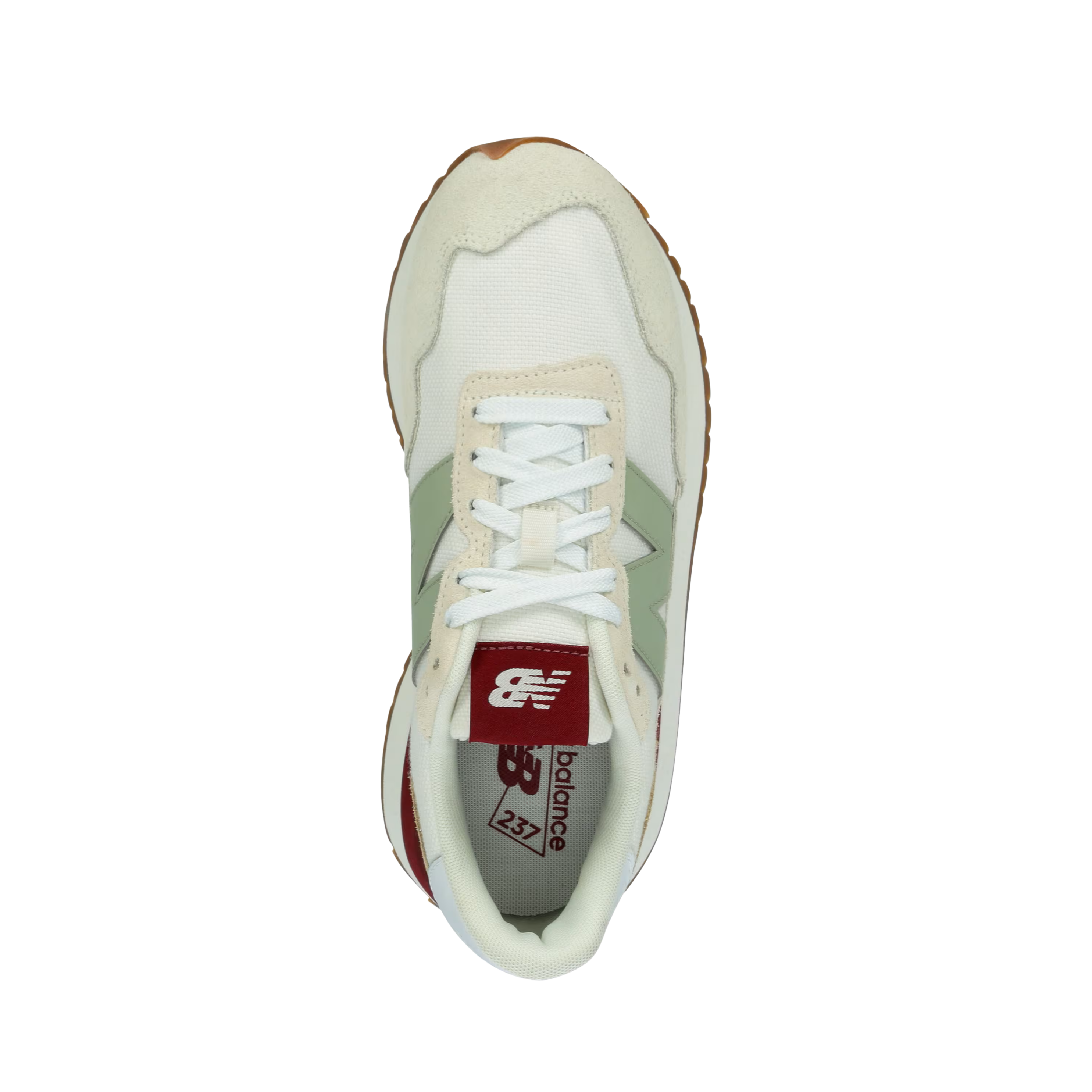 New Balance Women 237 Sneaker - White Green