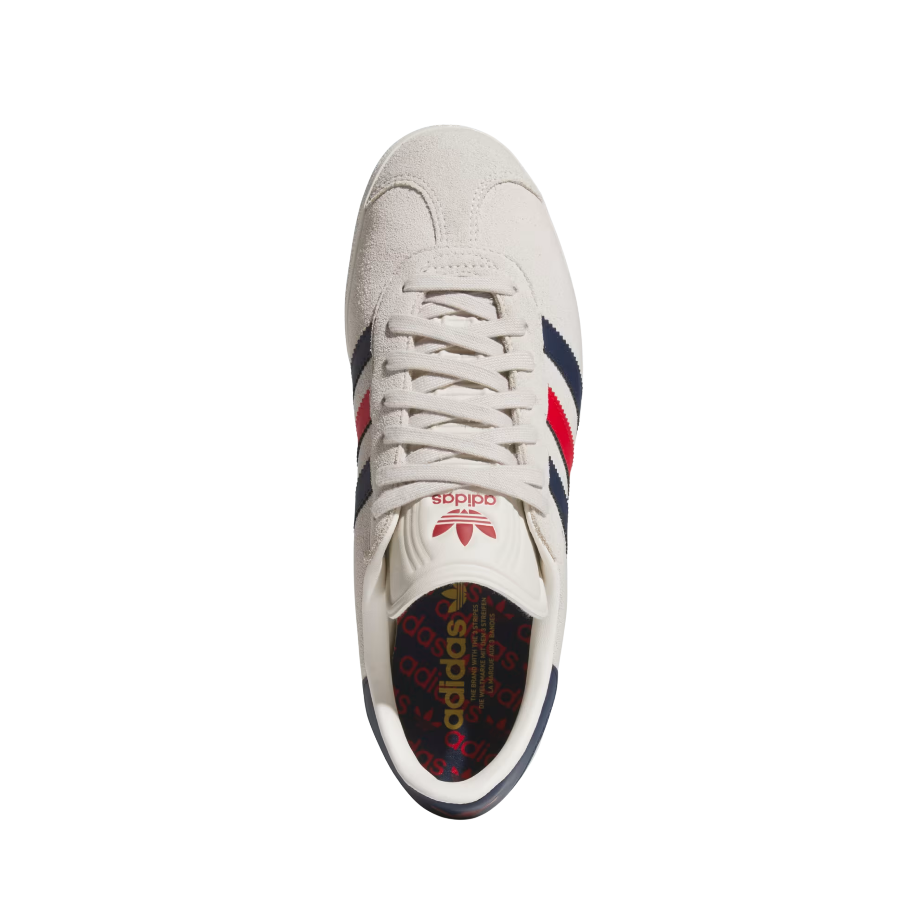 Adidas Men Gazelle Leather Spikeless Golf - Alumina Night Indigo Scarlet