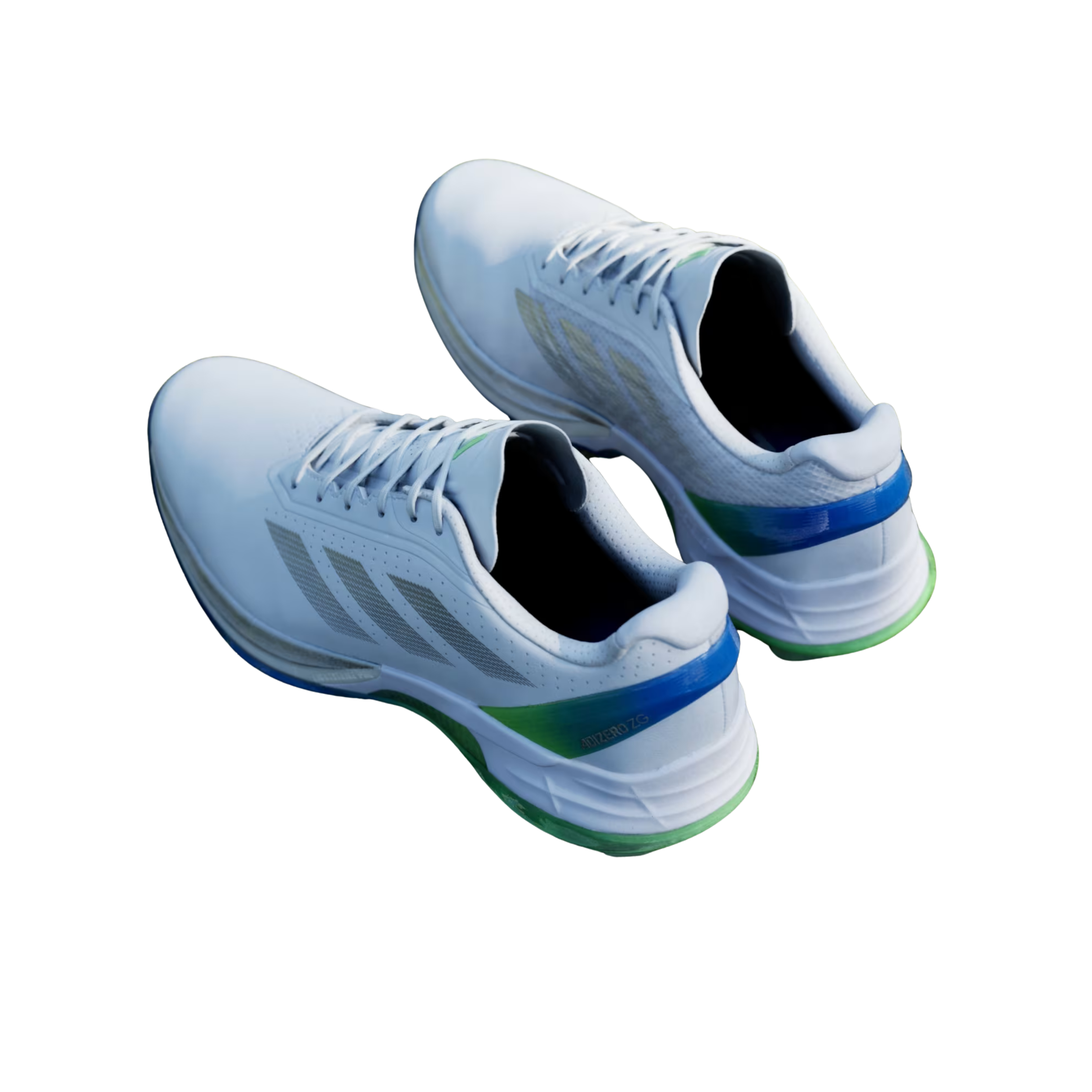 Adidas Men Adizero ZG Spikeless Golf - Cloud White Silver Metallic