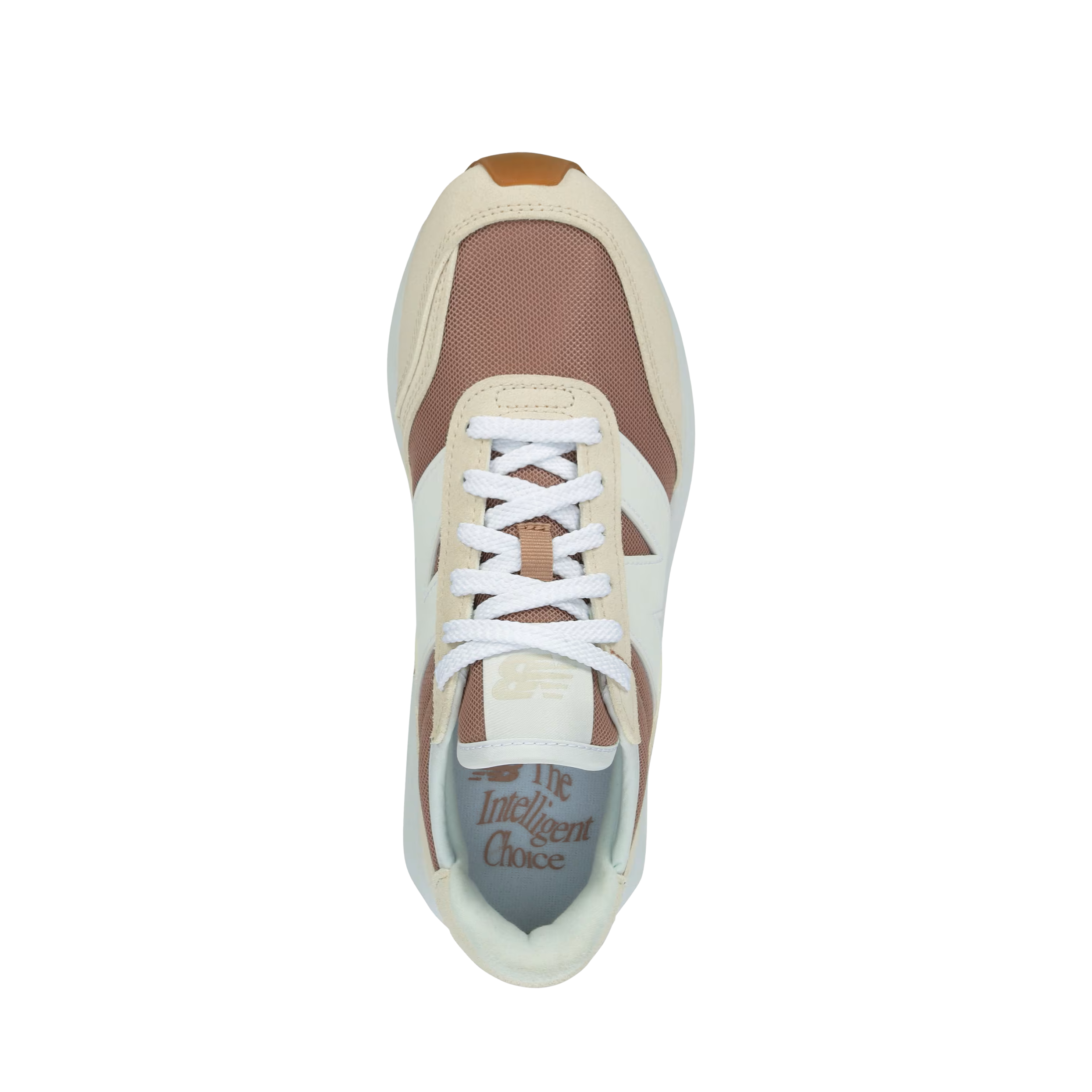 New Balance Women 370 Sneaker - Off White Brown