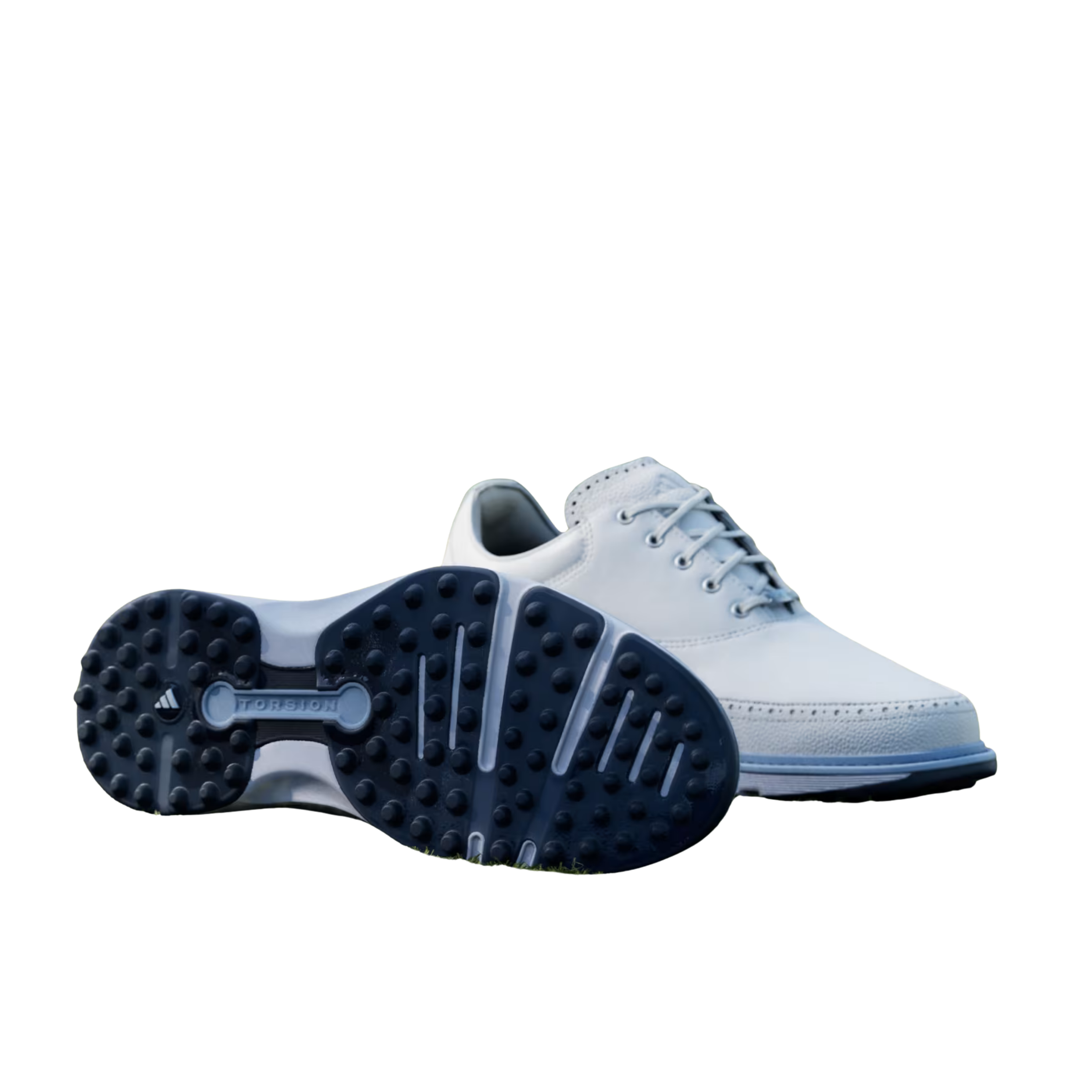 Adidas Men MC80 Spikeless Golf - Cloud White Crystal Sky