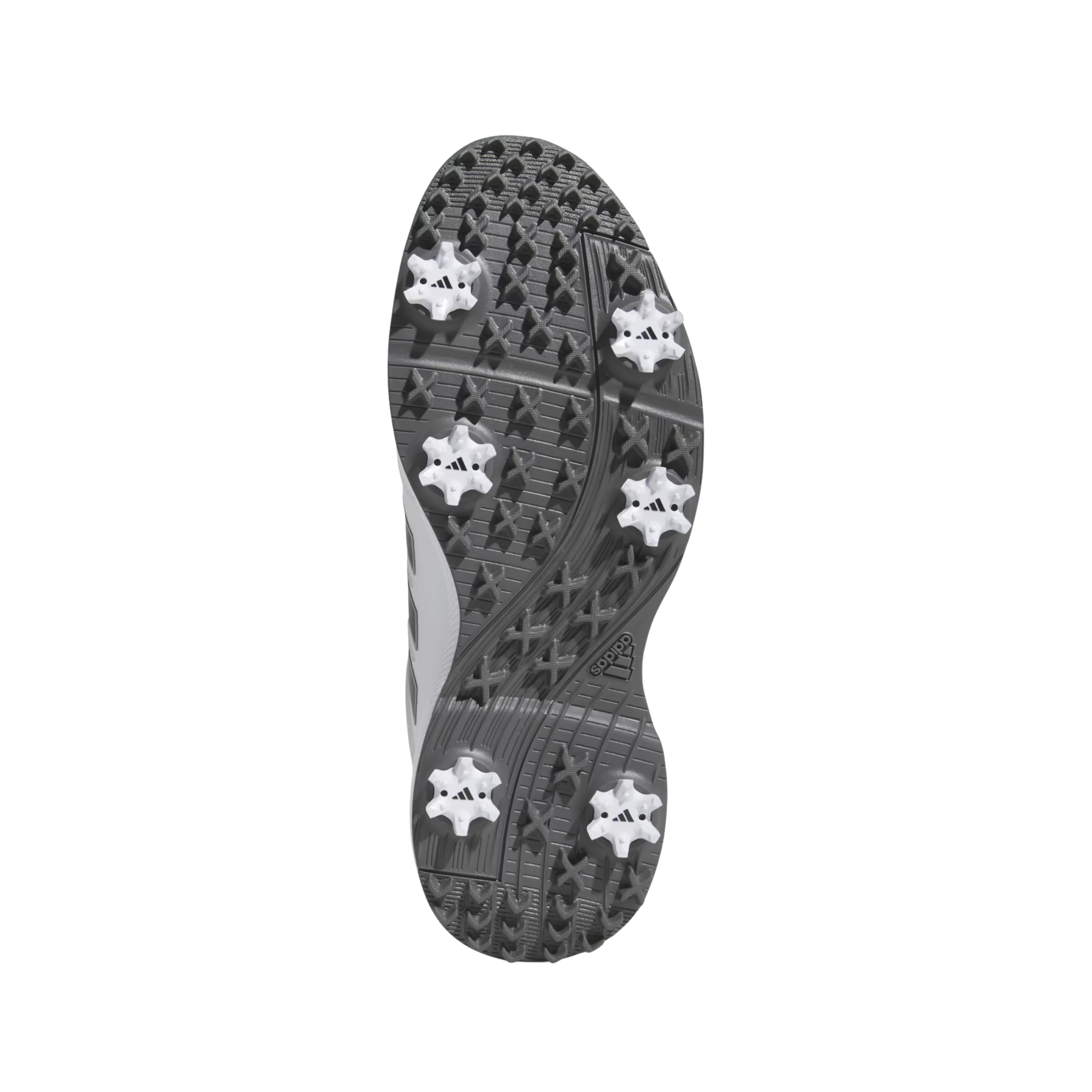 Adidas Men Tech Response 3.0 Golf - Cloud White Dark Silver Metallic