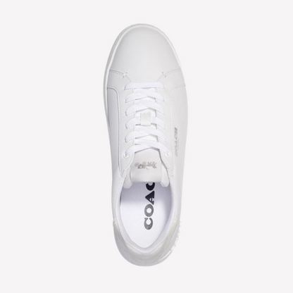 COACH Men's Clip Low Top Sneaker - Optic White