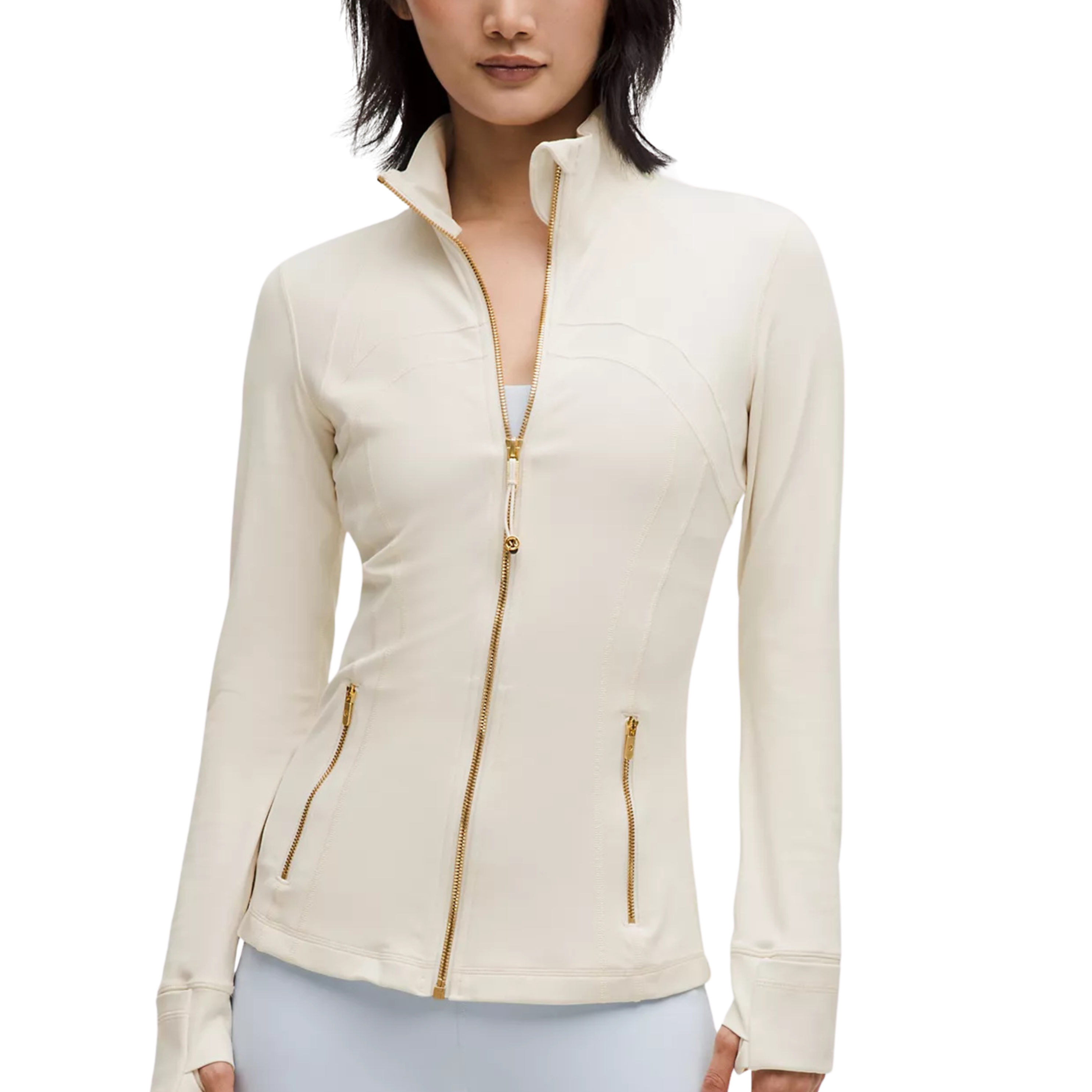 Lululemon Define Jacket - Light Ivory Gold