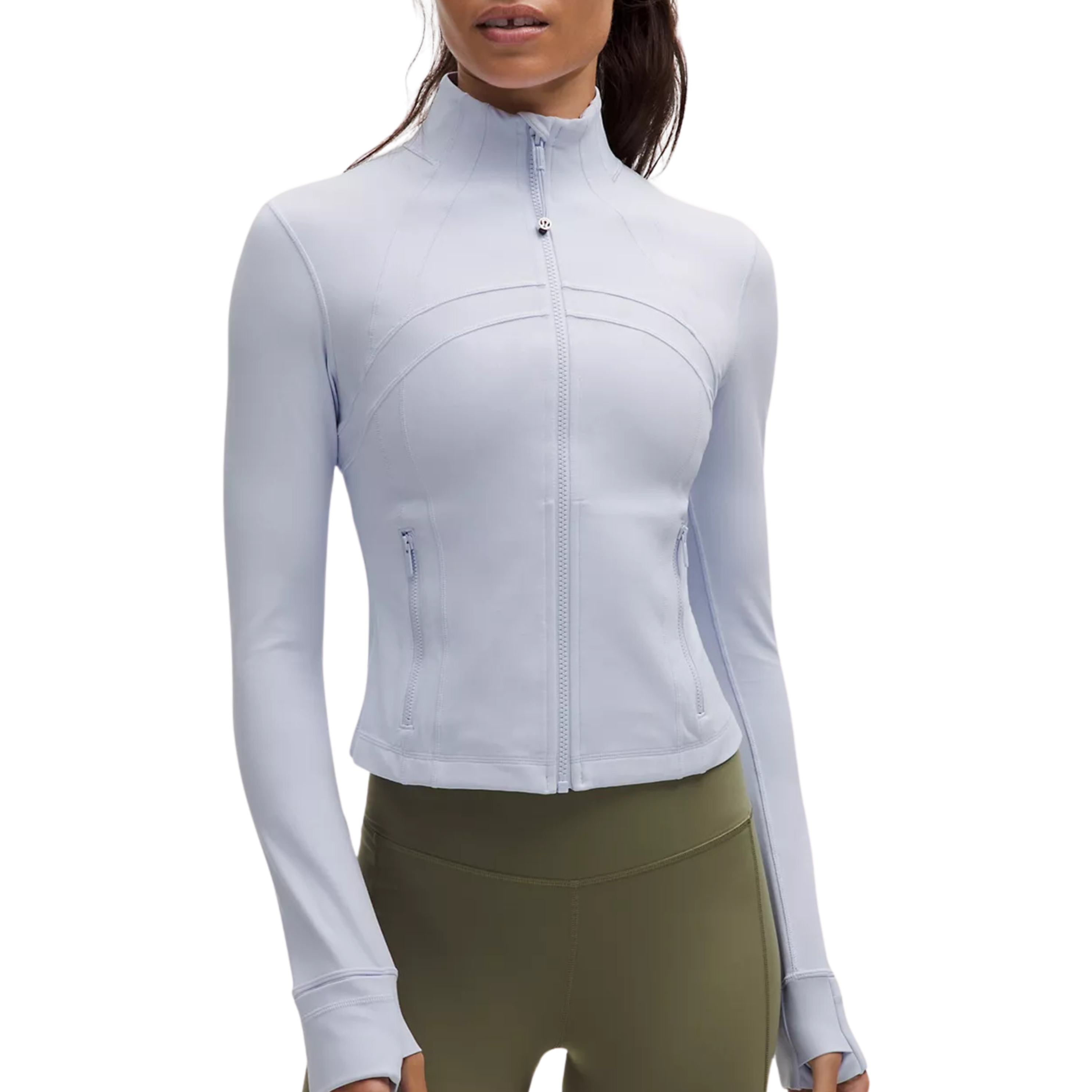 Lululemon Define Cropped Jacket - Serene Blue