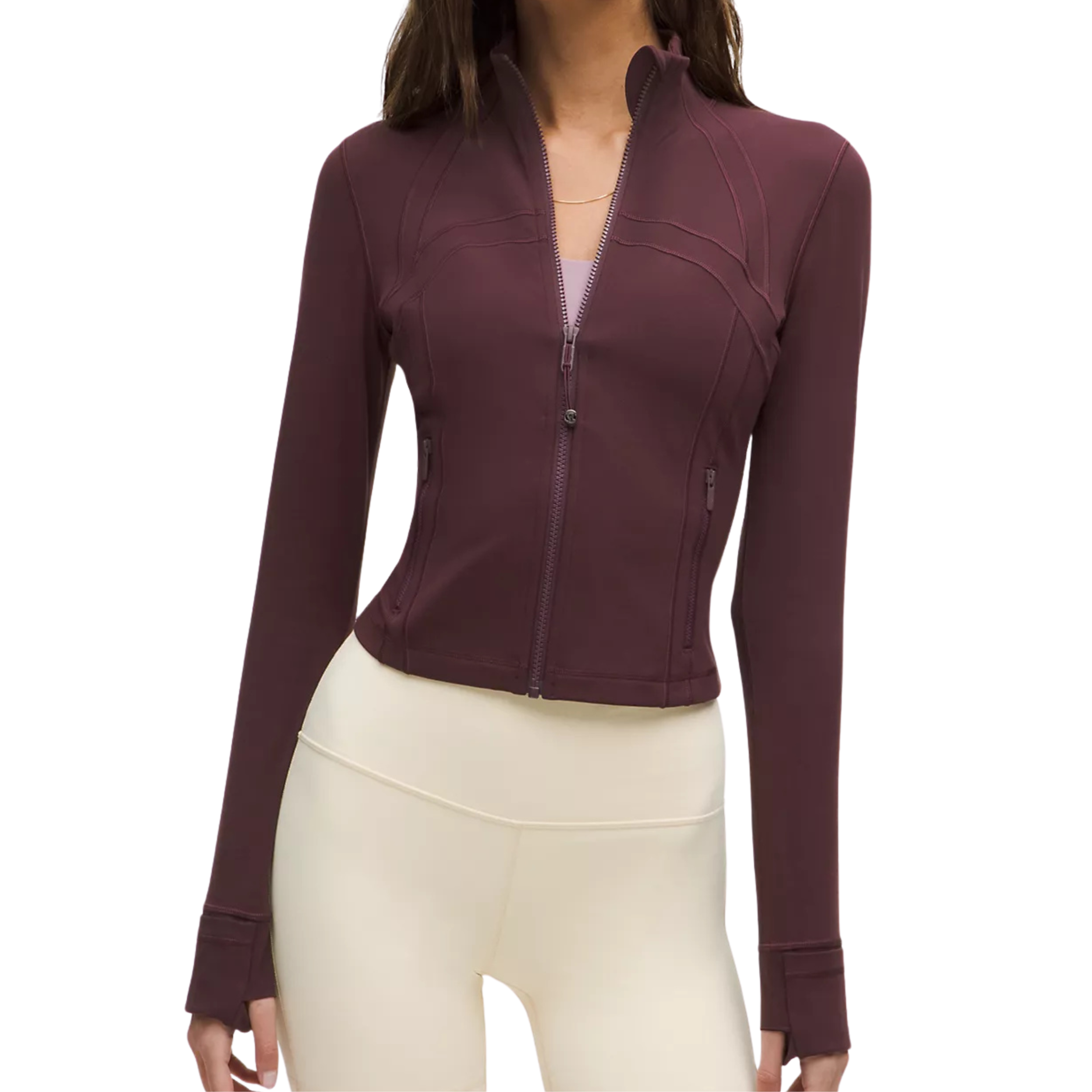 Lululemon Define Cropped Jacket - Goodnight Plum