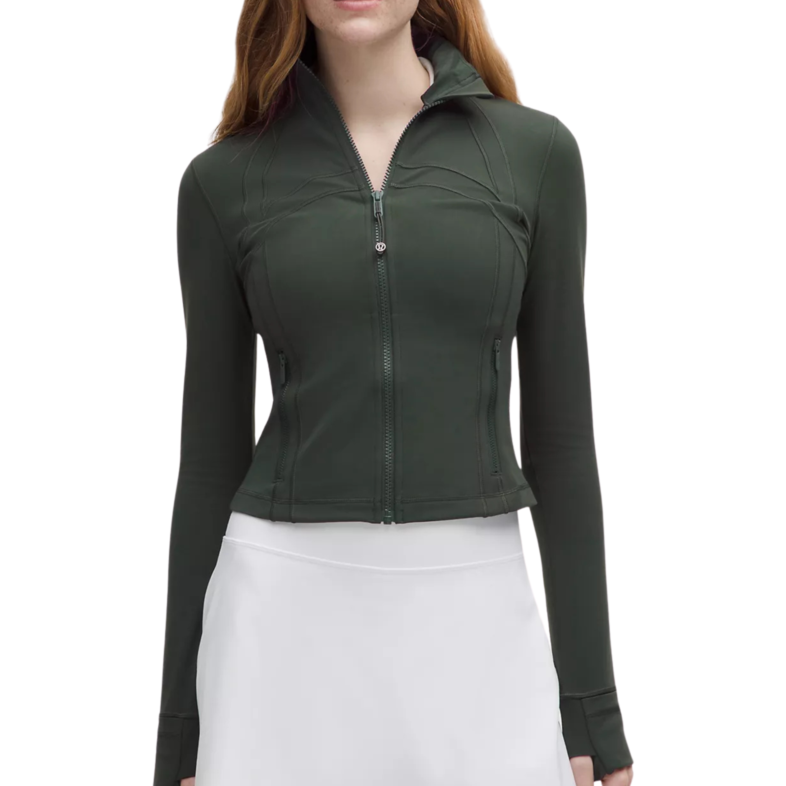 Lululemon Define Cropped Jacket - Rainforest Green