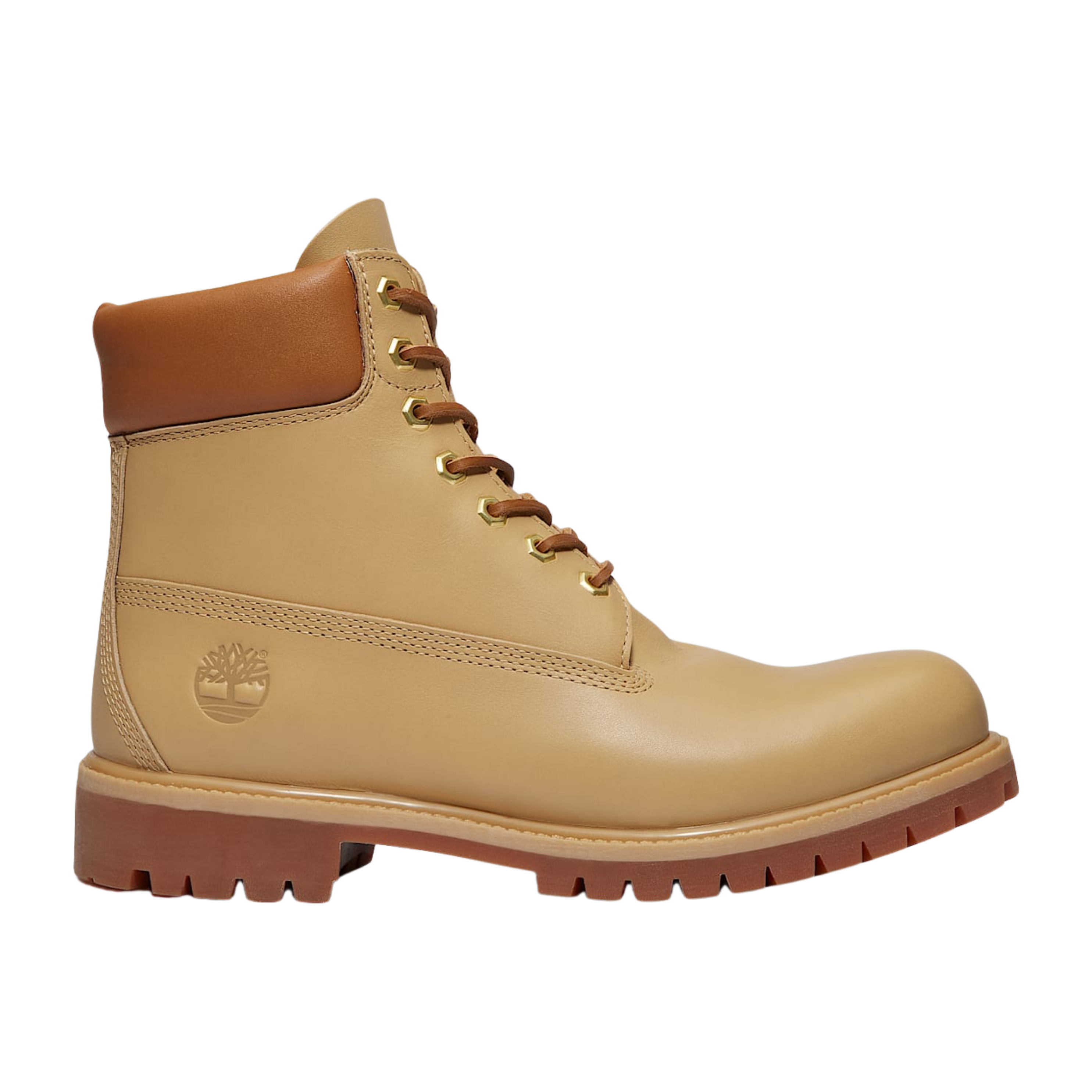 Timberland Men's Premium 6-In Waterproof - Beige Full-Grain