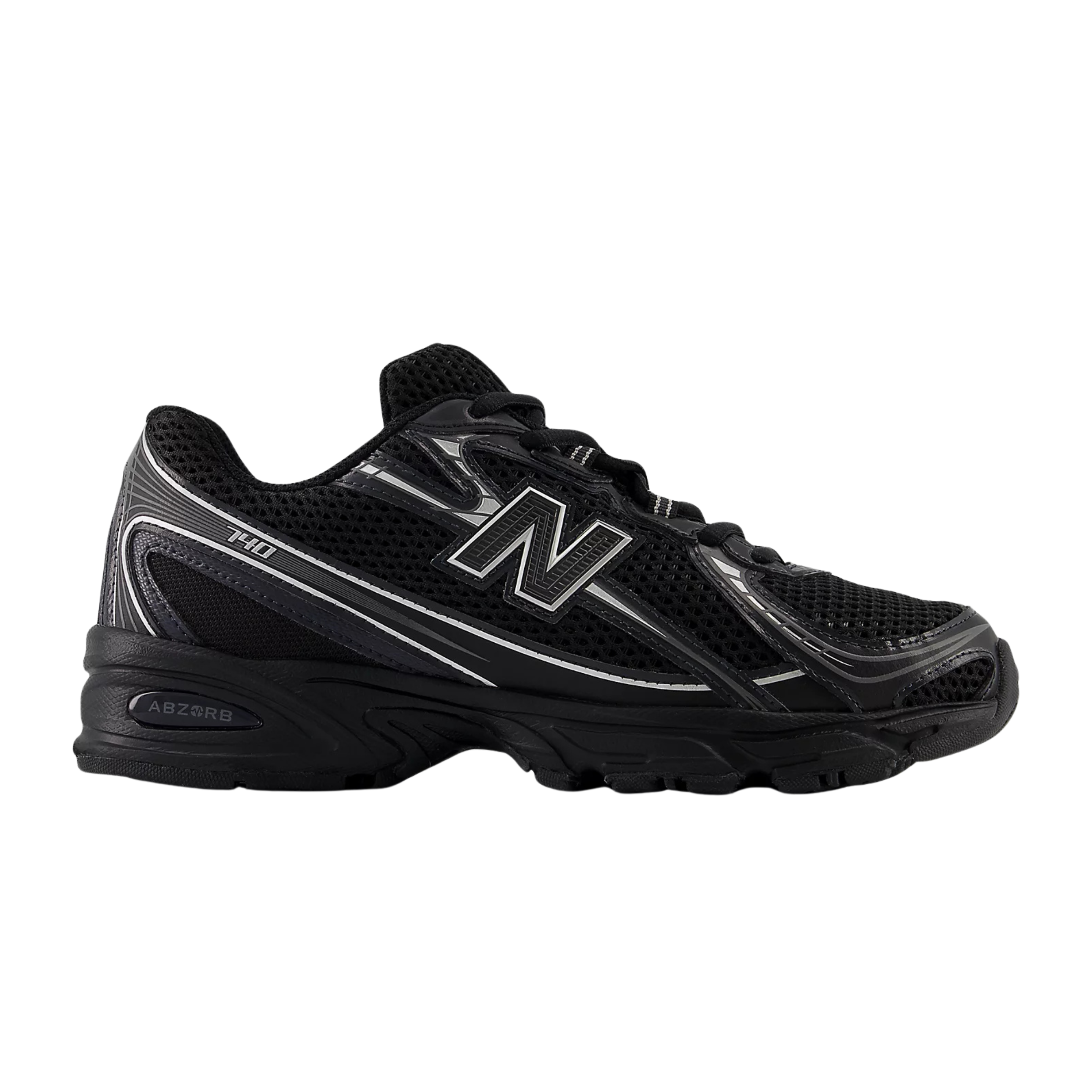 New Balance Women 740 - Black Silver Metallic