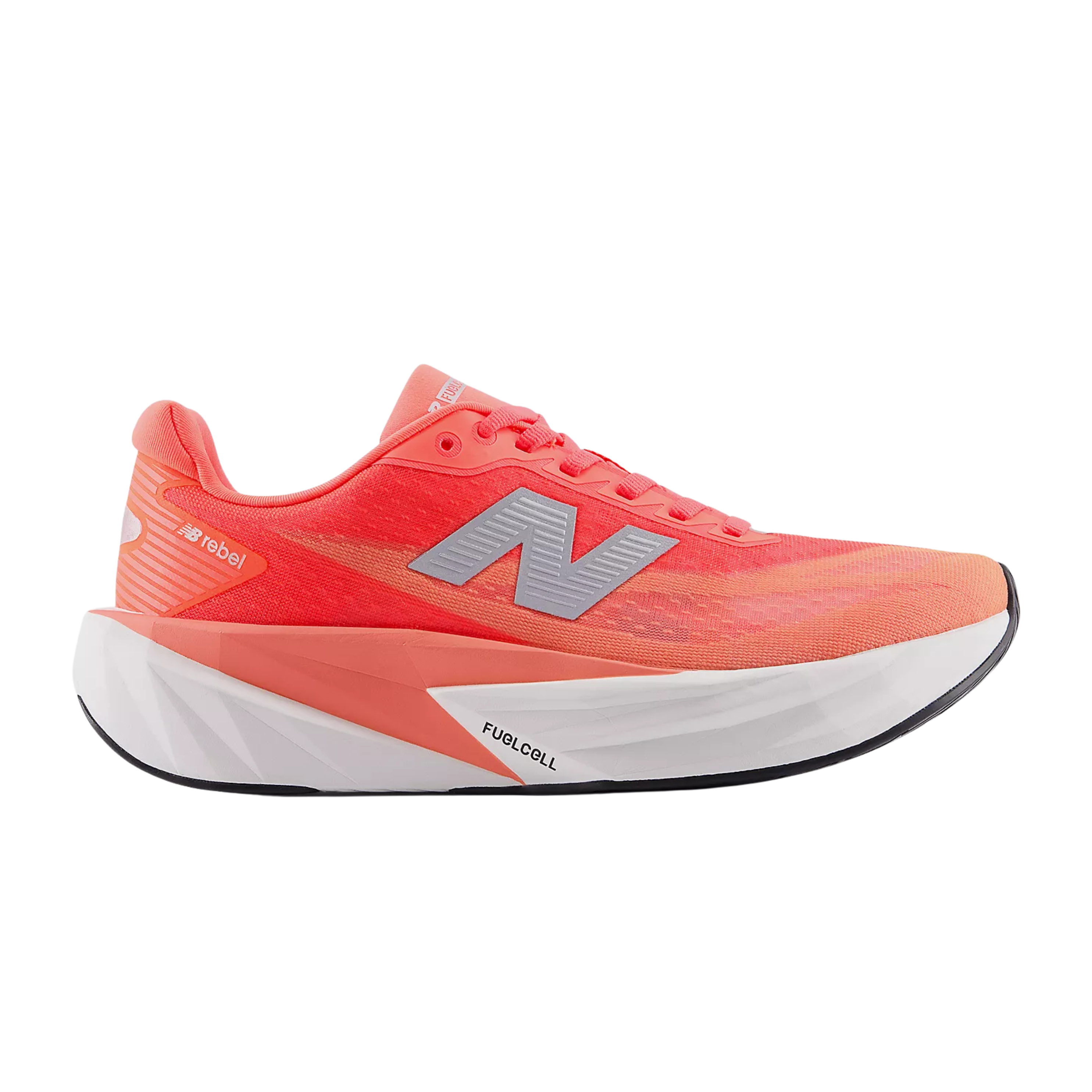New Balance Women FuelCell Rebel V5 - Urgent Red Nb 103 White