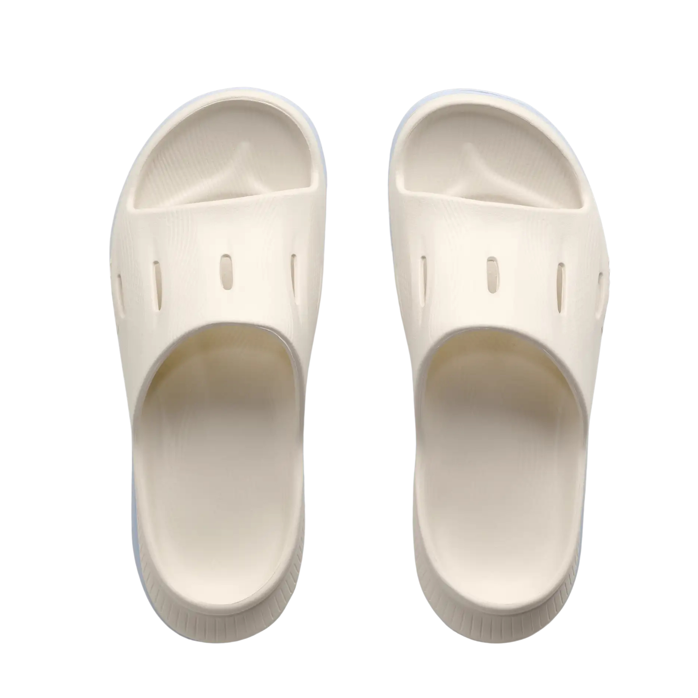 Hoka Men Ora Recovery Slide 3 - Alabaster Ambient Blue