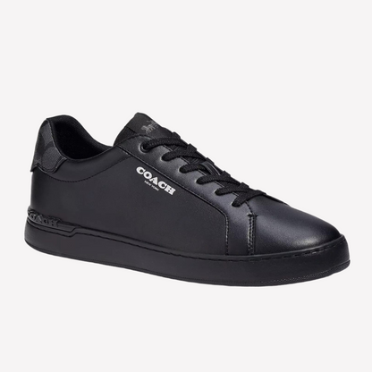 COACH Men's Clip Low Top Sneaker - Black