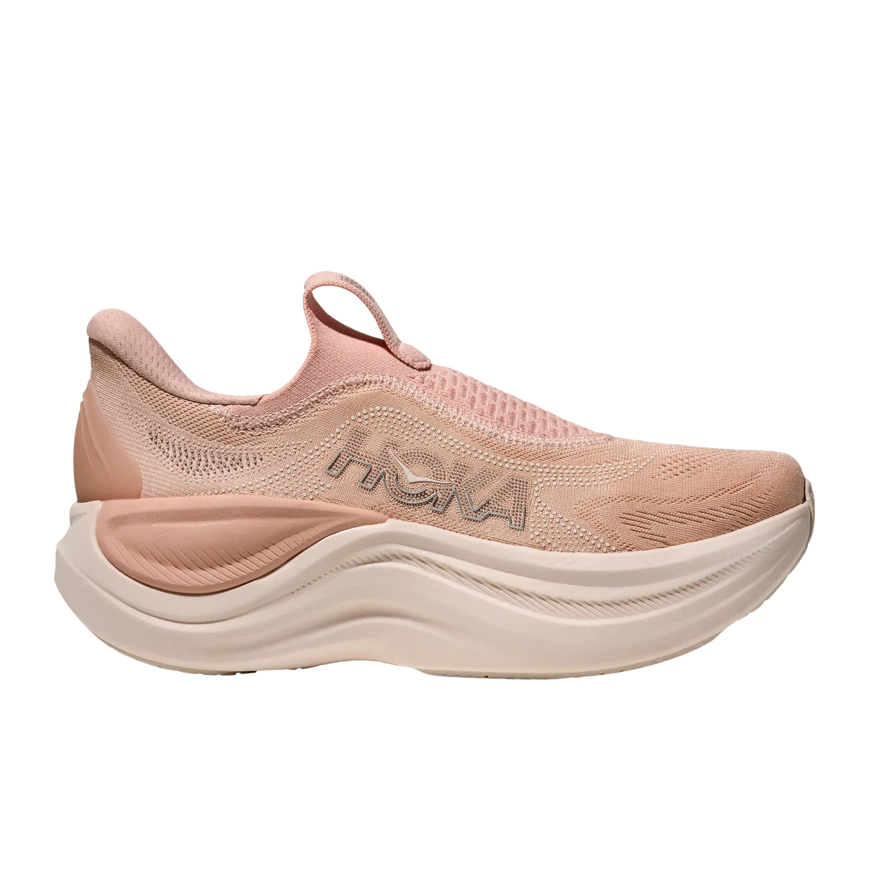 Hoka Women Skyward Laceless - Rose Latte Rose Cream