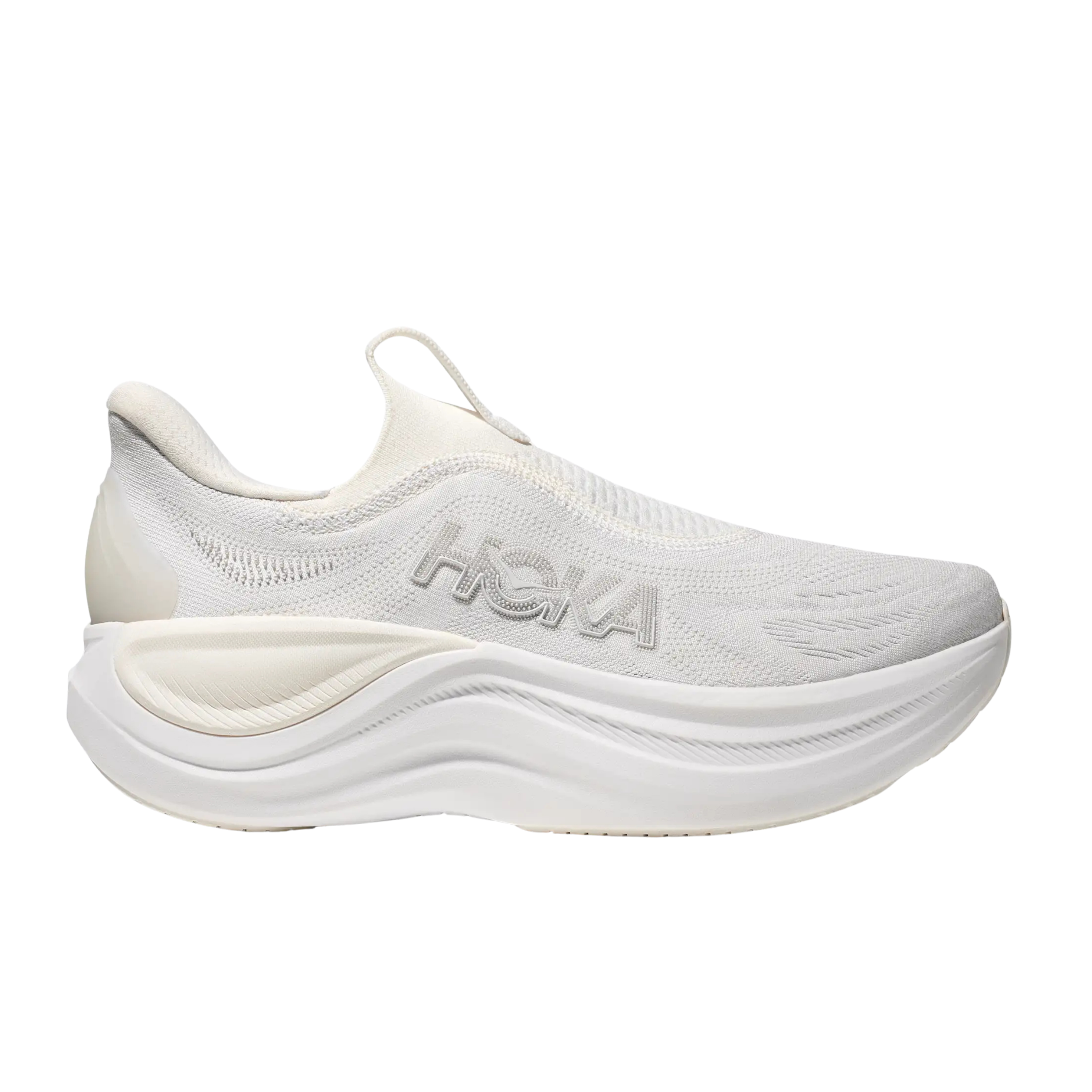 Hoka Men Skyward Laceless - White