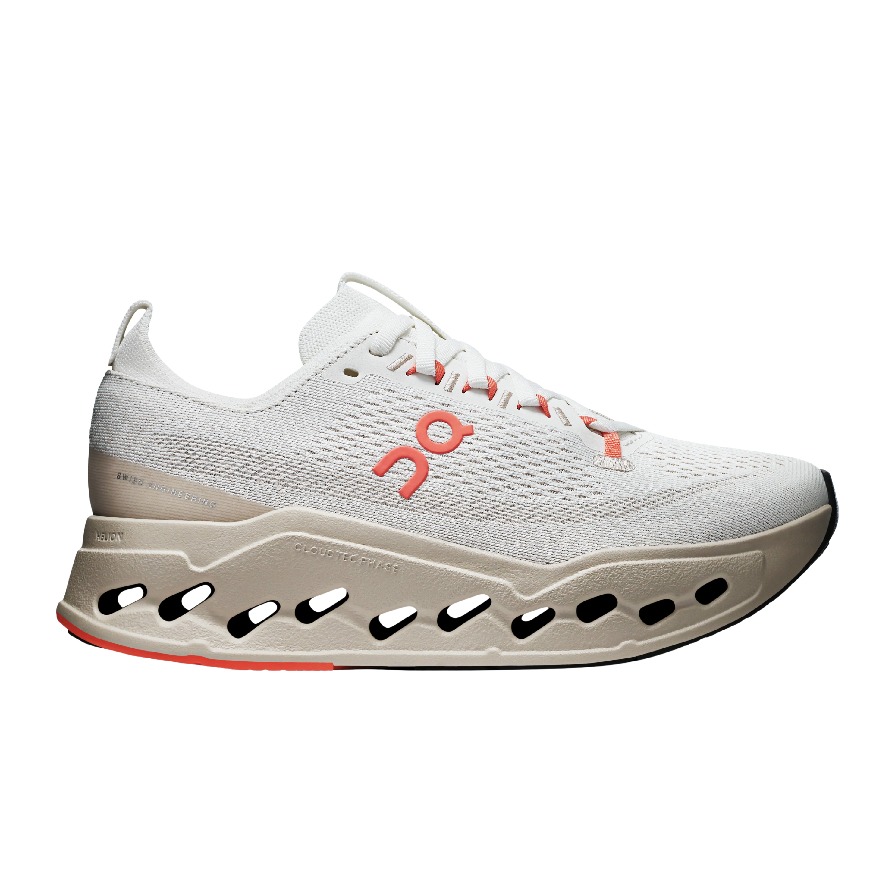 ON Women Cloudsurfer Max - Ivory Salmon