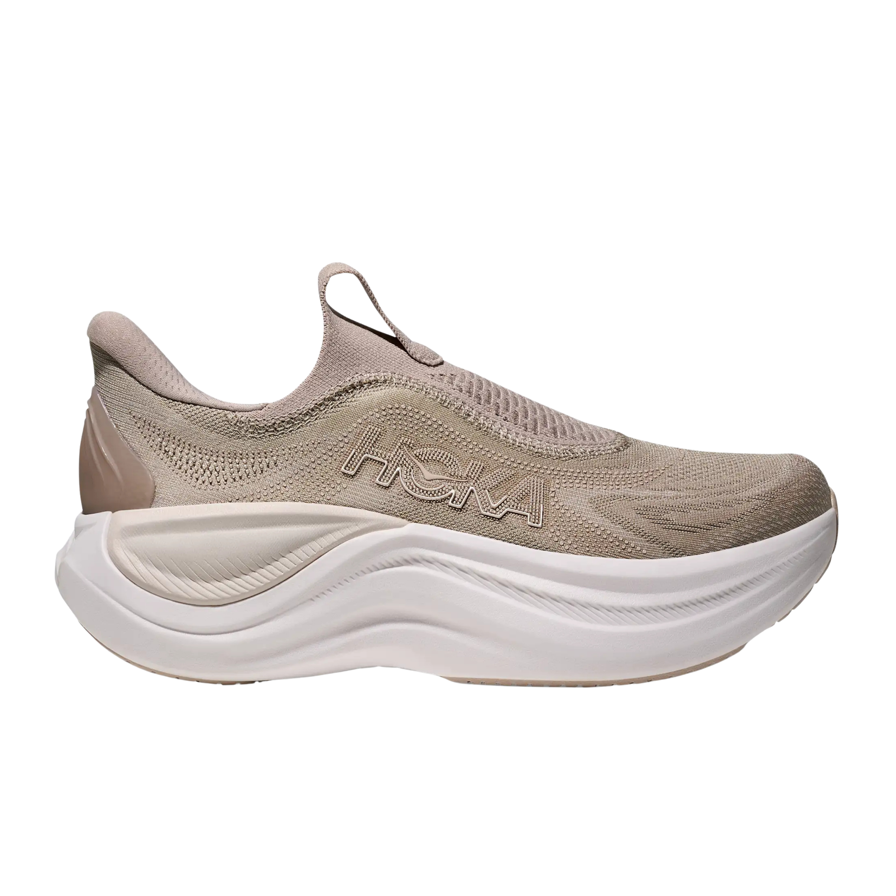 Hoka Women Skyward Laceless - Putty White