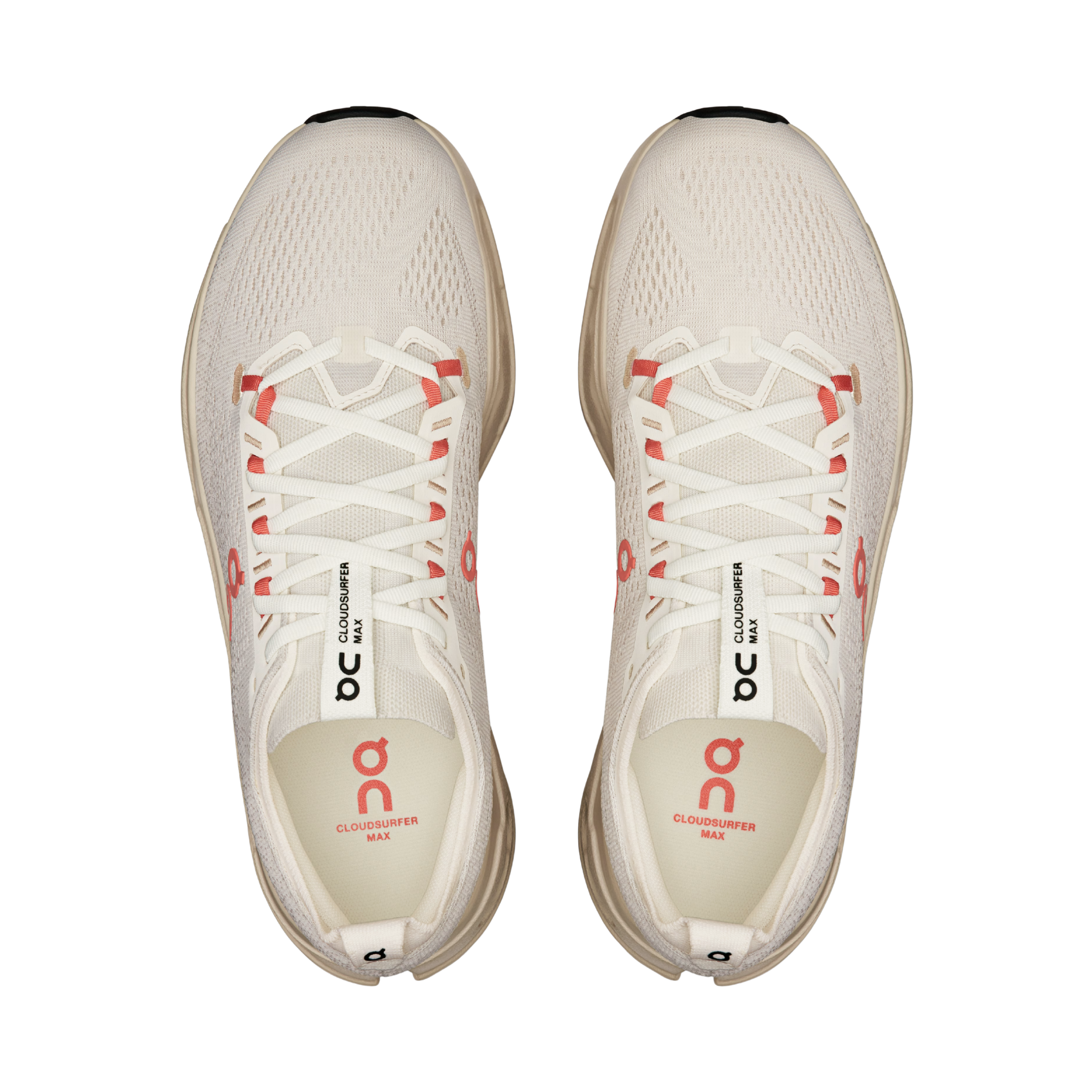 ON Men Cloudsurfer Max - Ivory Salmon