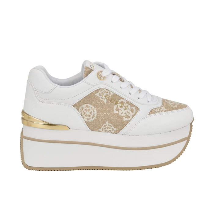 Guess Women Camrio Peony Joggers Sneakers - White Logo