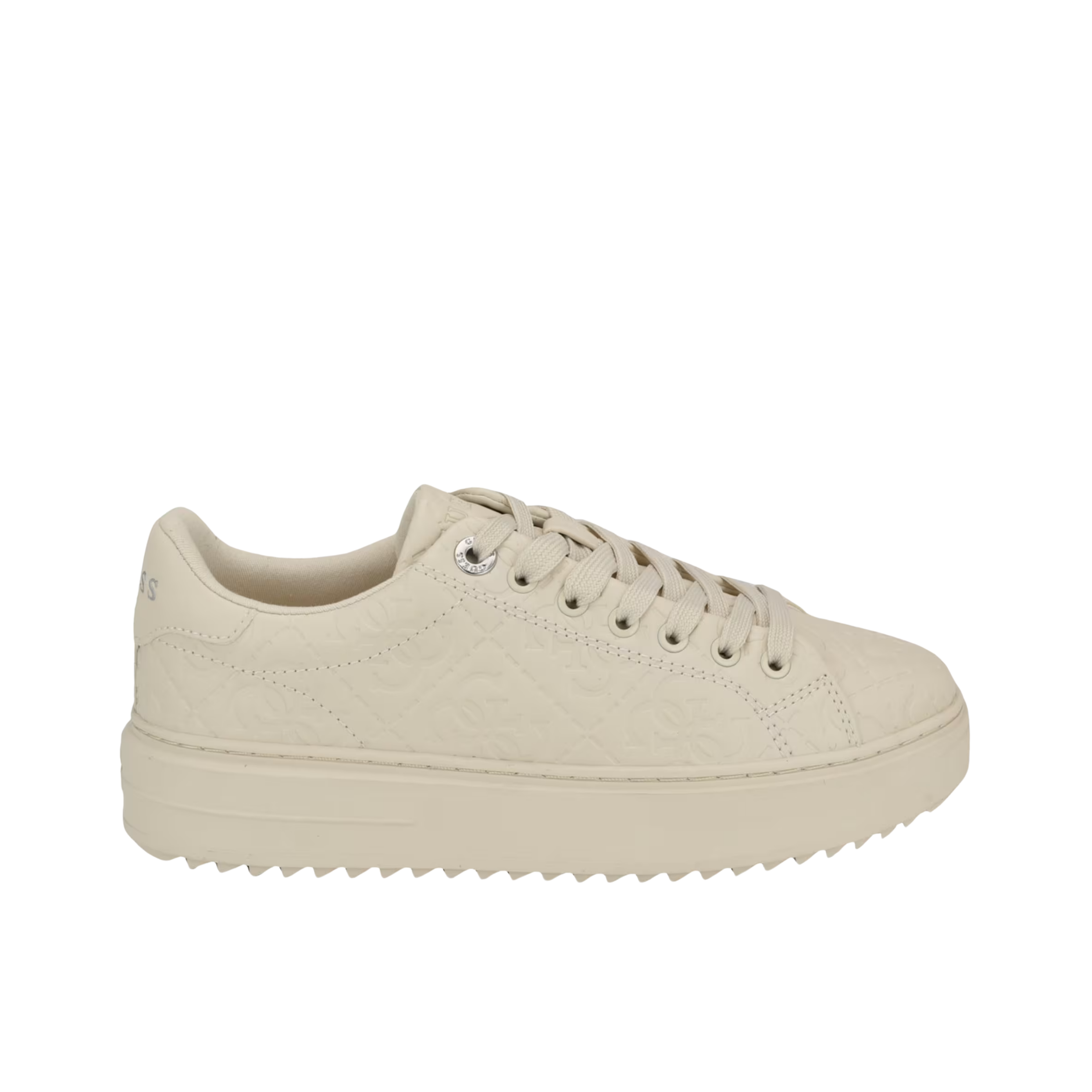 Guess Women Denesa Peony Low Top Sneakers - Ivory