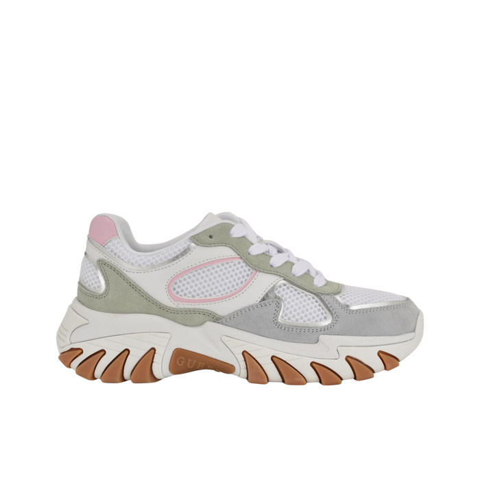Guess Women Norina Sneakers - Light Grey Multi