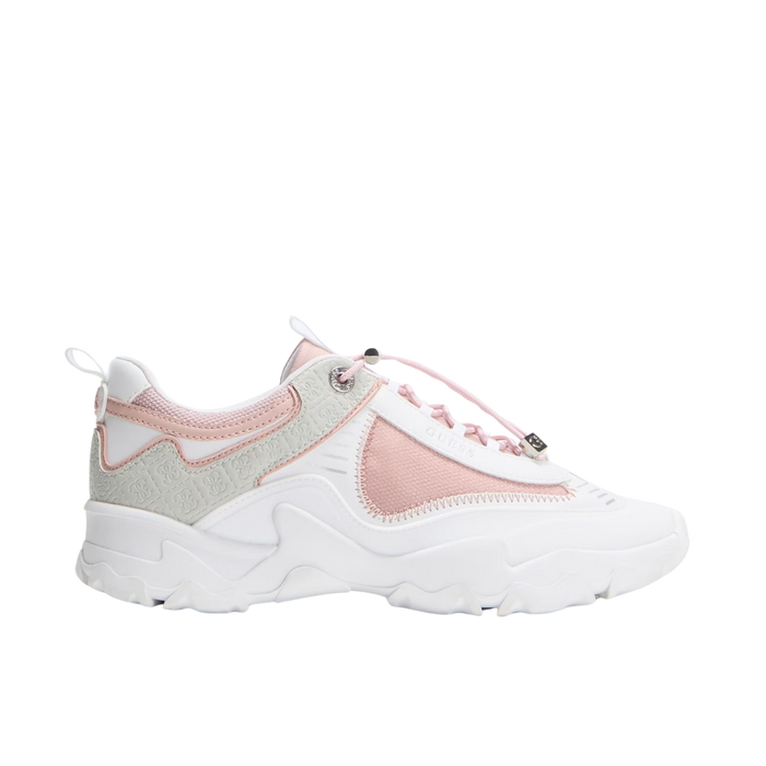 Guess Women Akcord Color Block Sneakers - White Graffiti