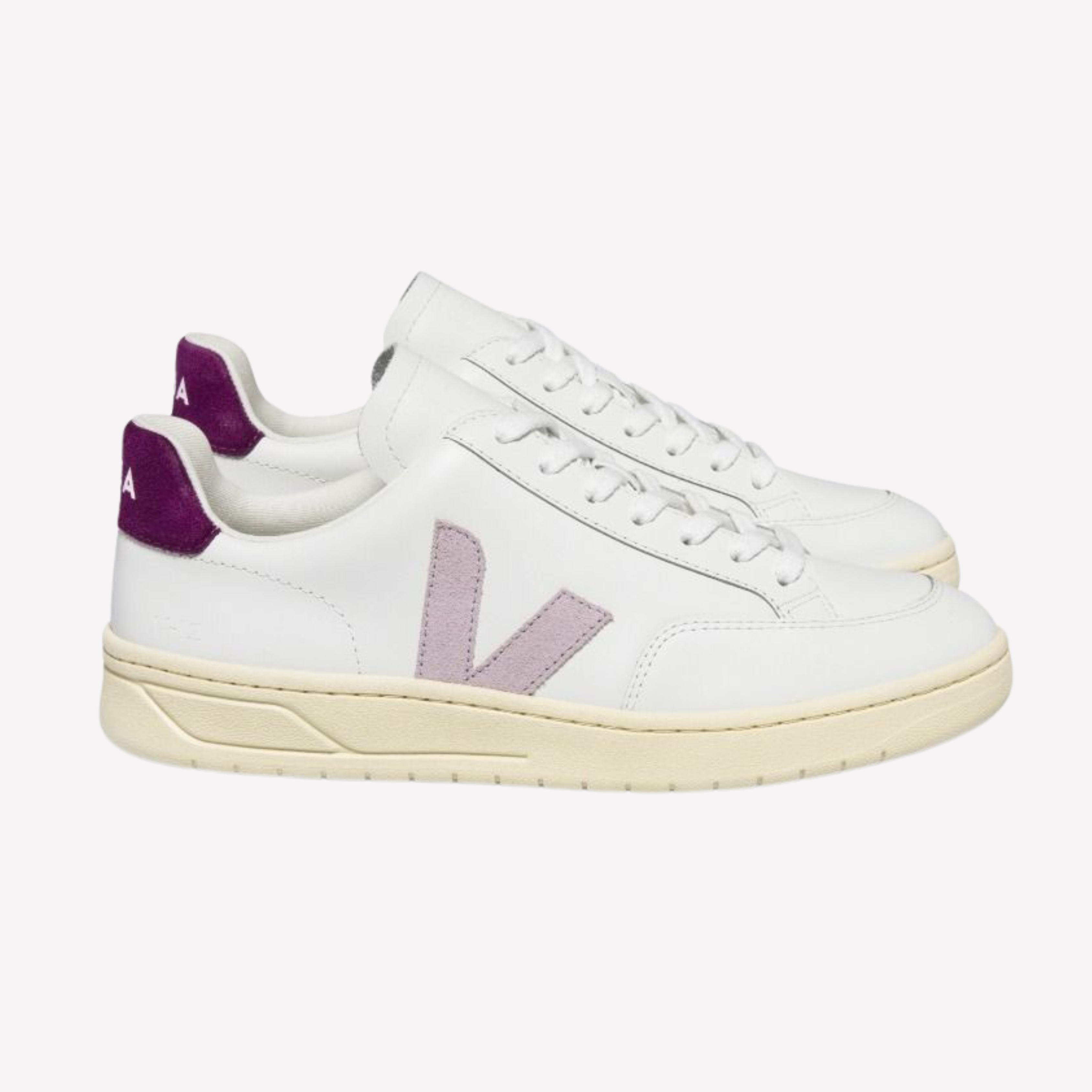 Veja Women V-12 - White Parme Magenta