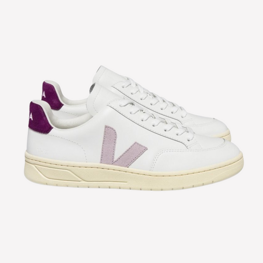 Veja Women V-12 - White Parme Magenta