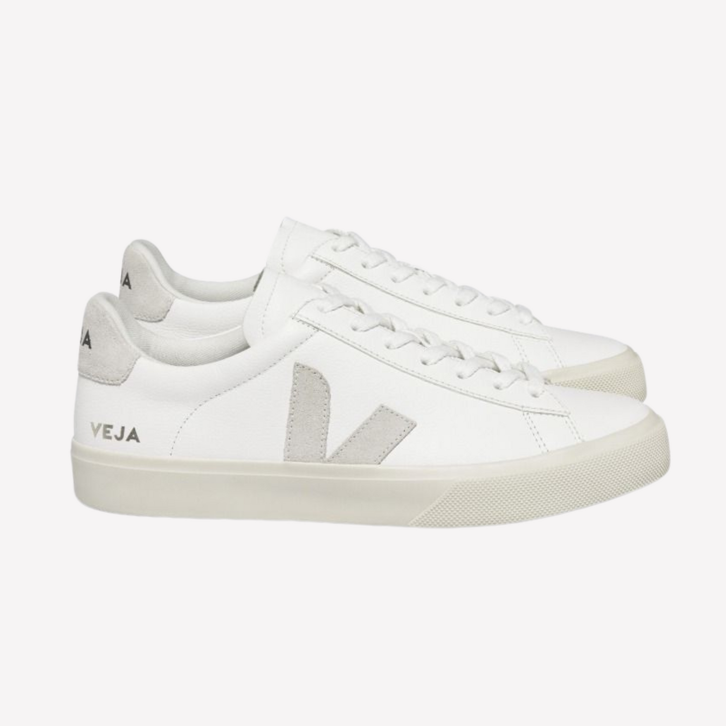 Veja Men Campo - White Natural Suede