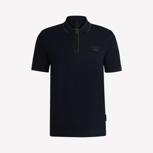 Hugo Boss Men Polo Shirt Porsche X Boss - Dark Blue