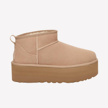 UGG Women Classic Ultra Mini Platform - Sand