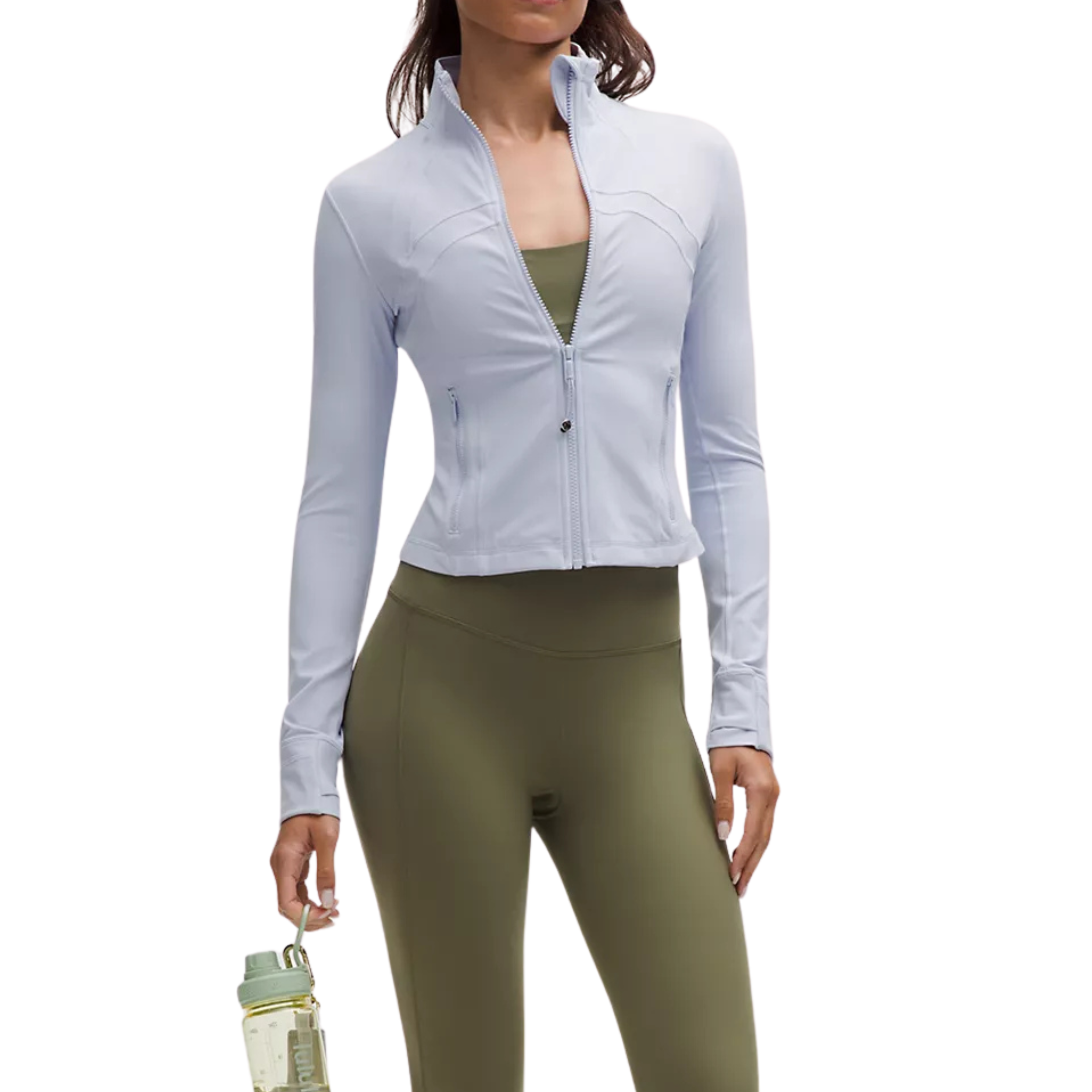 Lululemon Define Cropped Jacket - Serene Blue