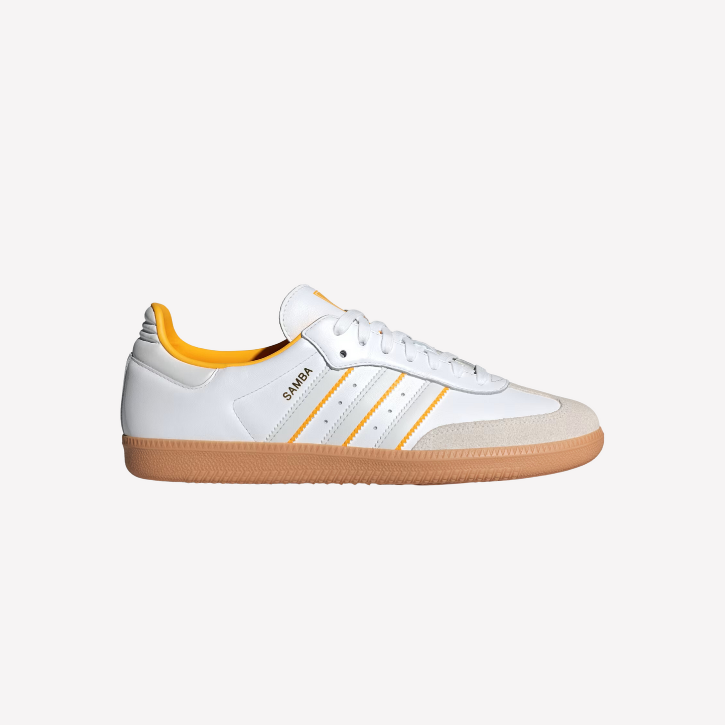 Adidas Men Samba OG - White Crew Yellow