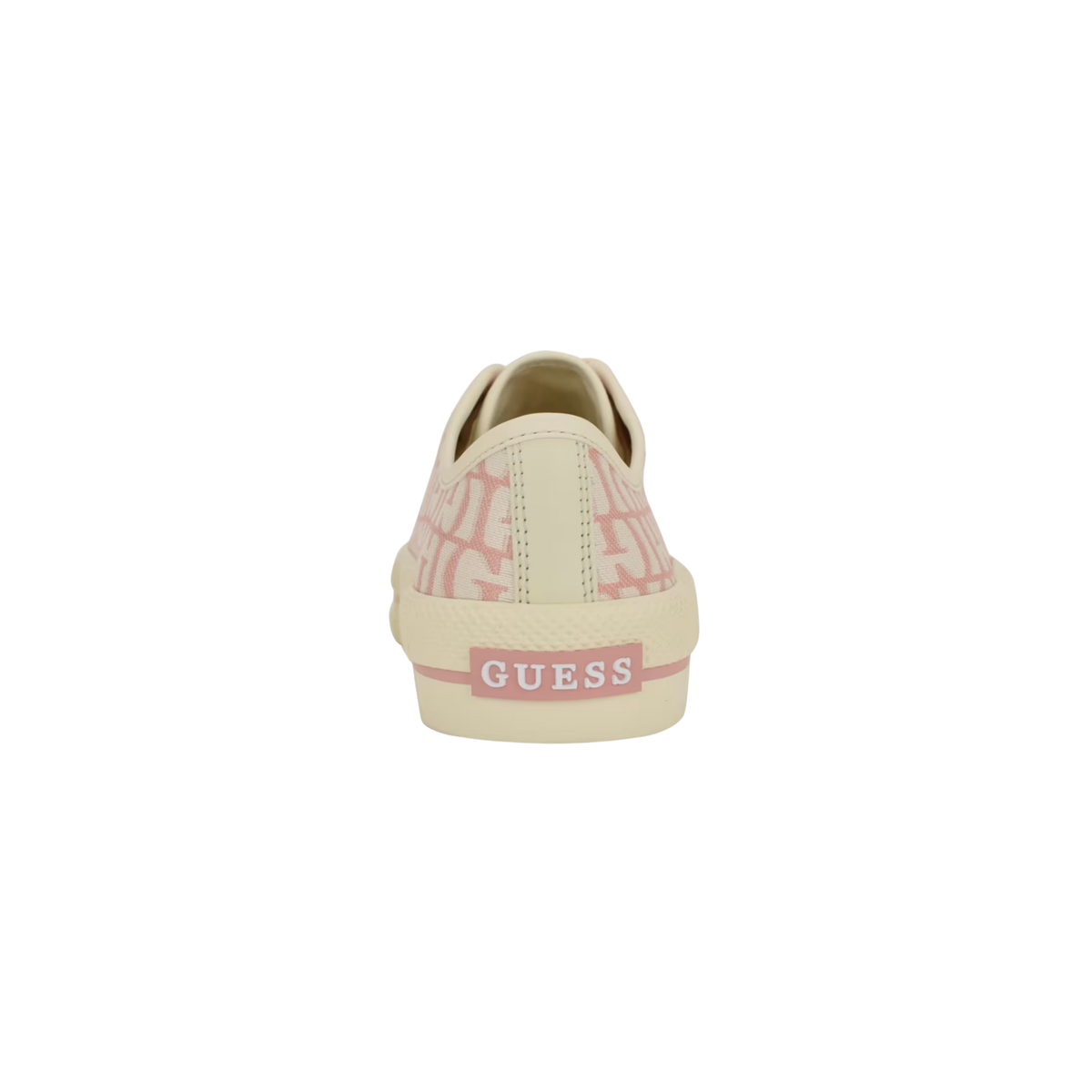 Guess Women Carey Canvas Low Top Sneakers - Medium Pink