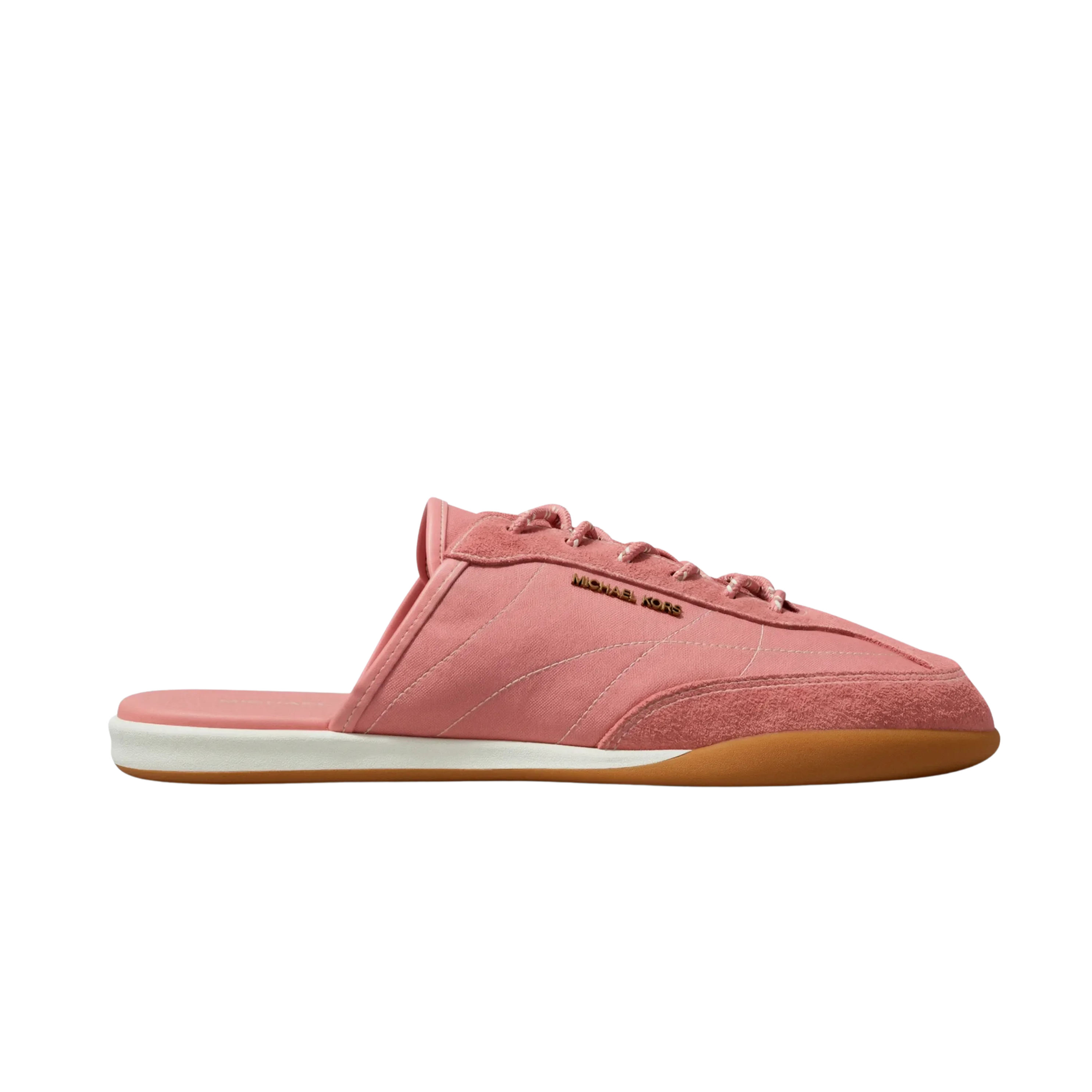 Michael Kors Women Nolan Nylon And Suede Mule Sneaker - Primrose