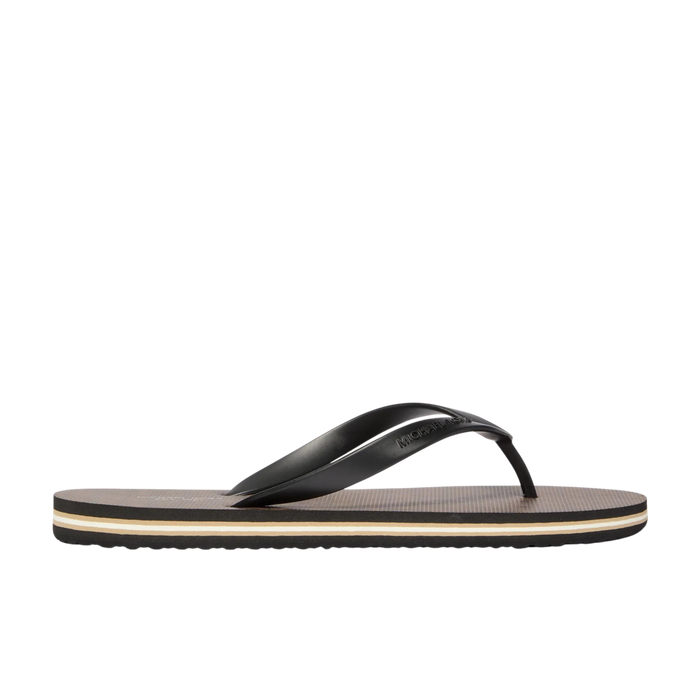 Michael Kors Men Travis Logo Flip Flop - Brown Black