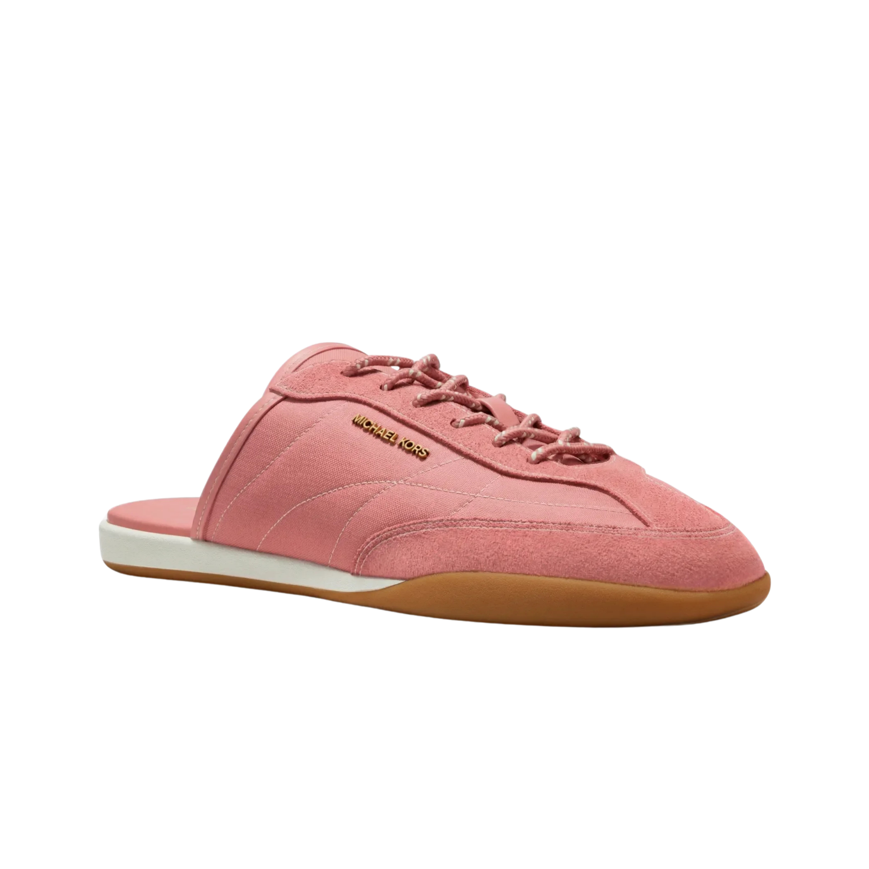 Michael Kors Women Nolan Nylon And Suede Mule Sneaker - Primrose
