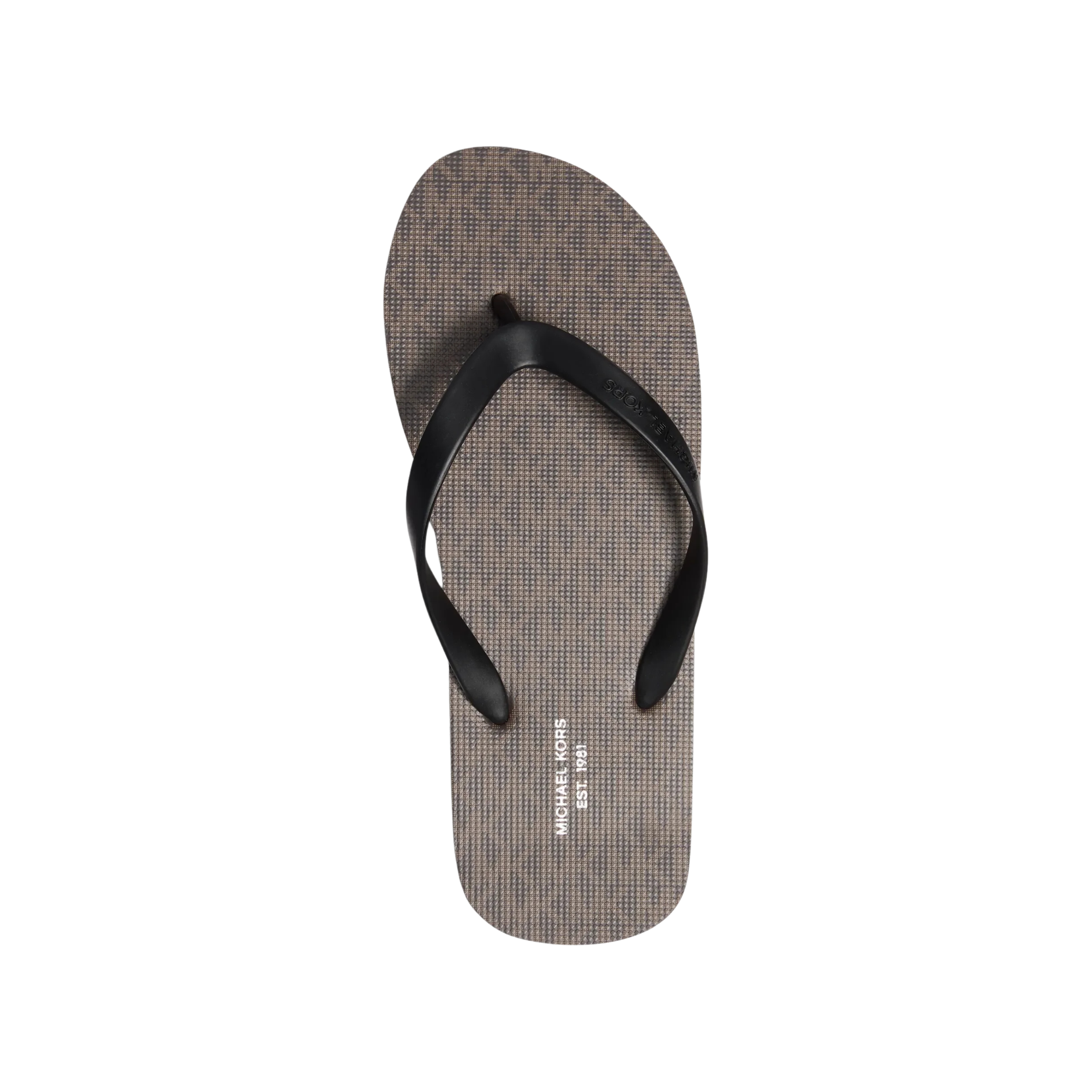 Michael Kors Men Travis Logo Flip Flop - Brown Black