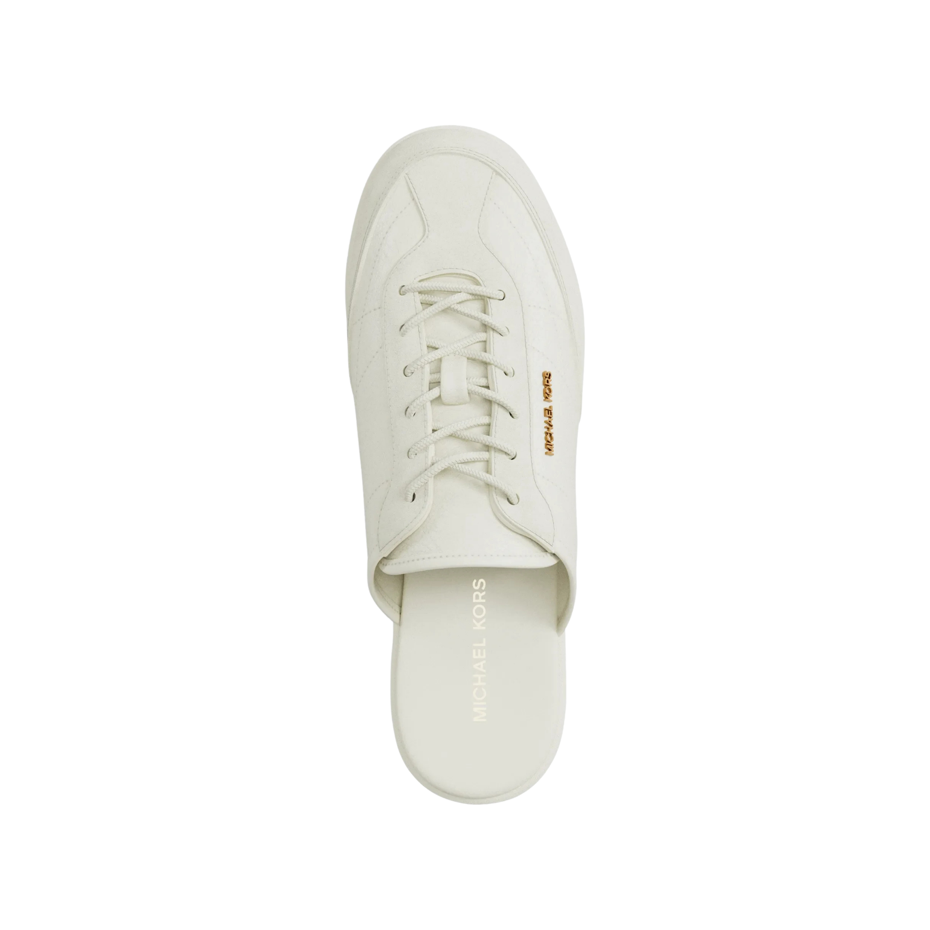 Michael Kors Women Nolan Leather Mule Sneaker - Eggshell