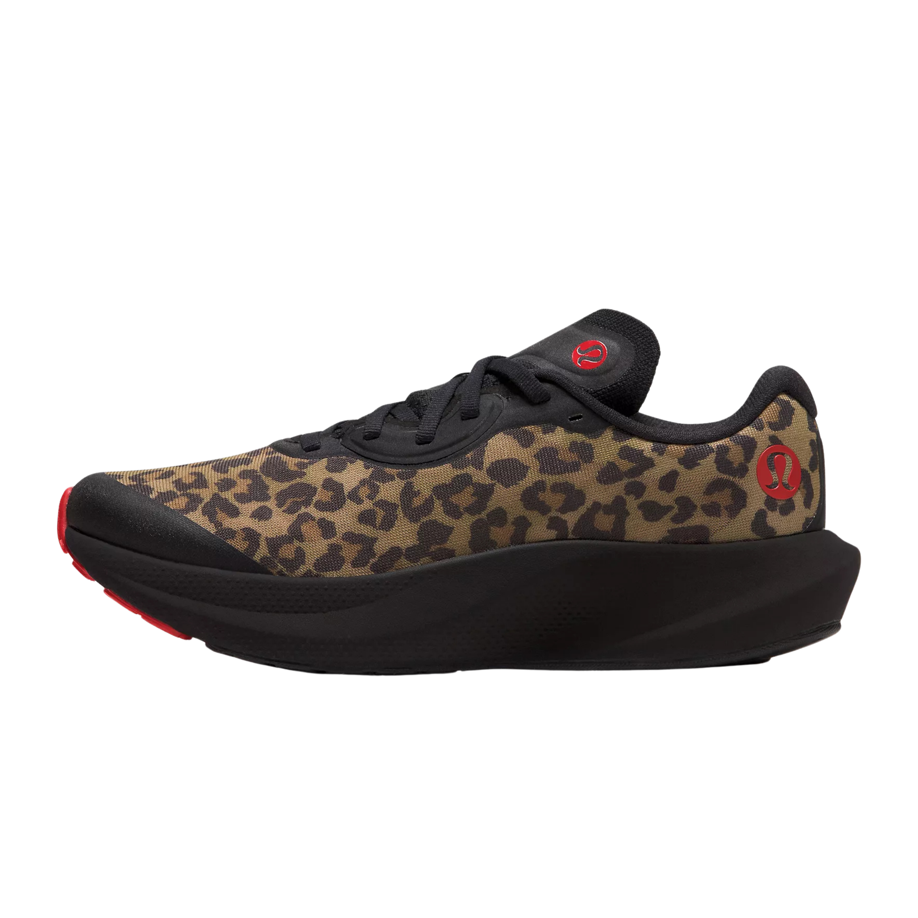 Lululemon Women Split Shift - True Leopard Multi Black