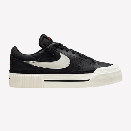 Nike Women's Court Legacy Lift Sneaker - Black