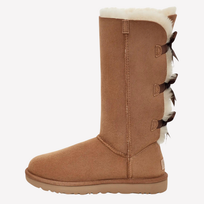 UGG Women Bailey Bow Tall II Boot - Chestnut