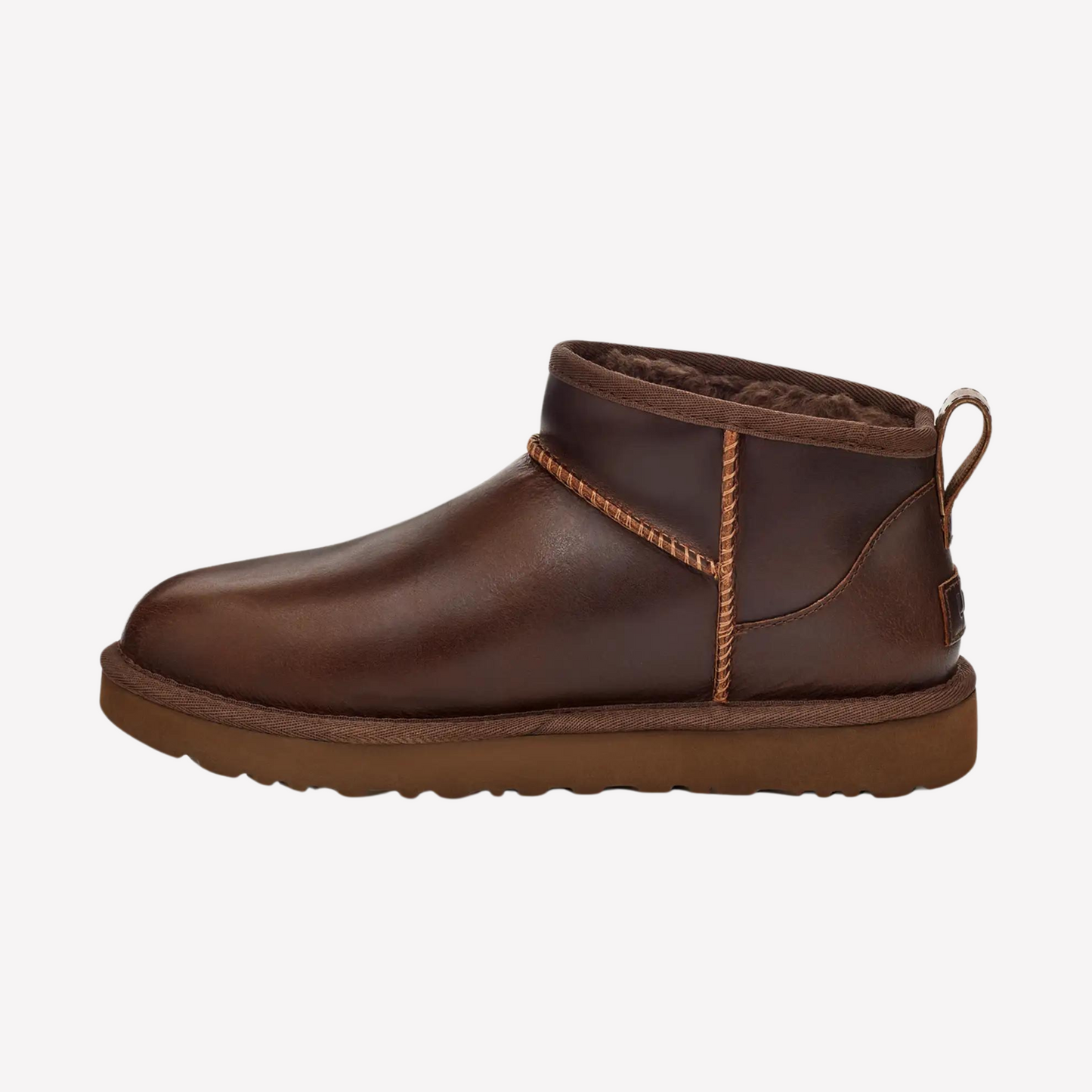 UGG Women Classic Ultra Mini LTHR Regen - Ironwood