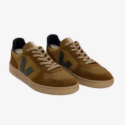 Veja Men V-10 - Suede Camel Cyprus Multico