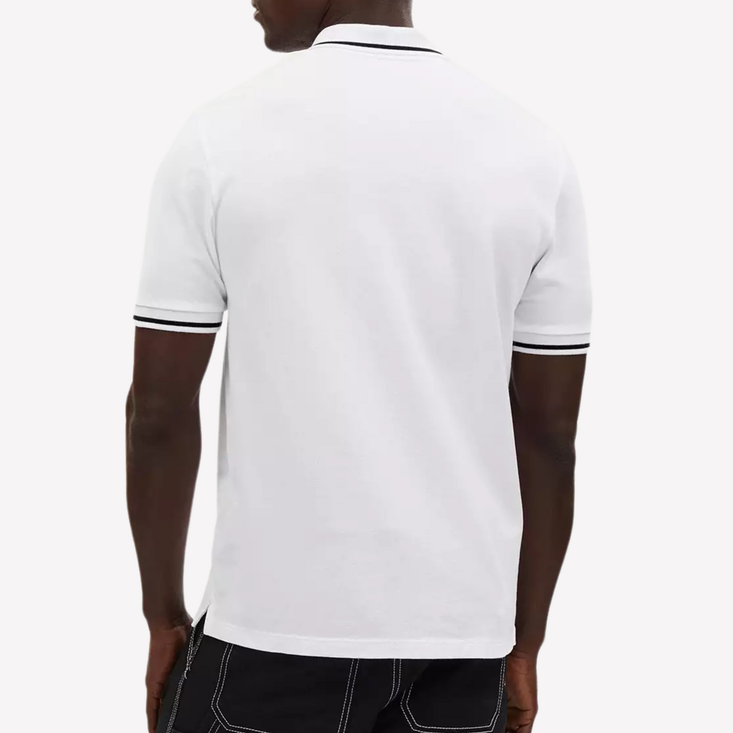 COACH Men Signature Polo - White