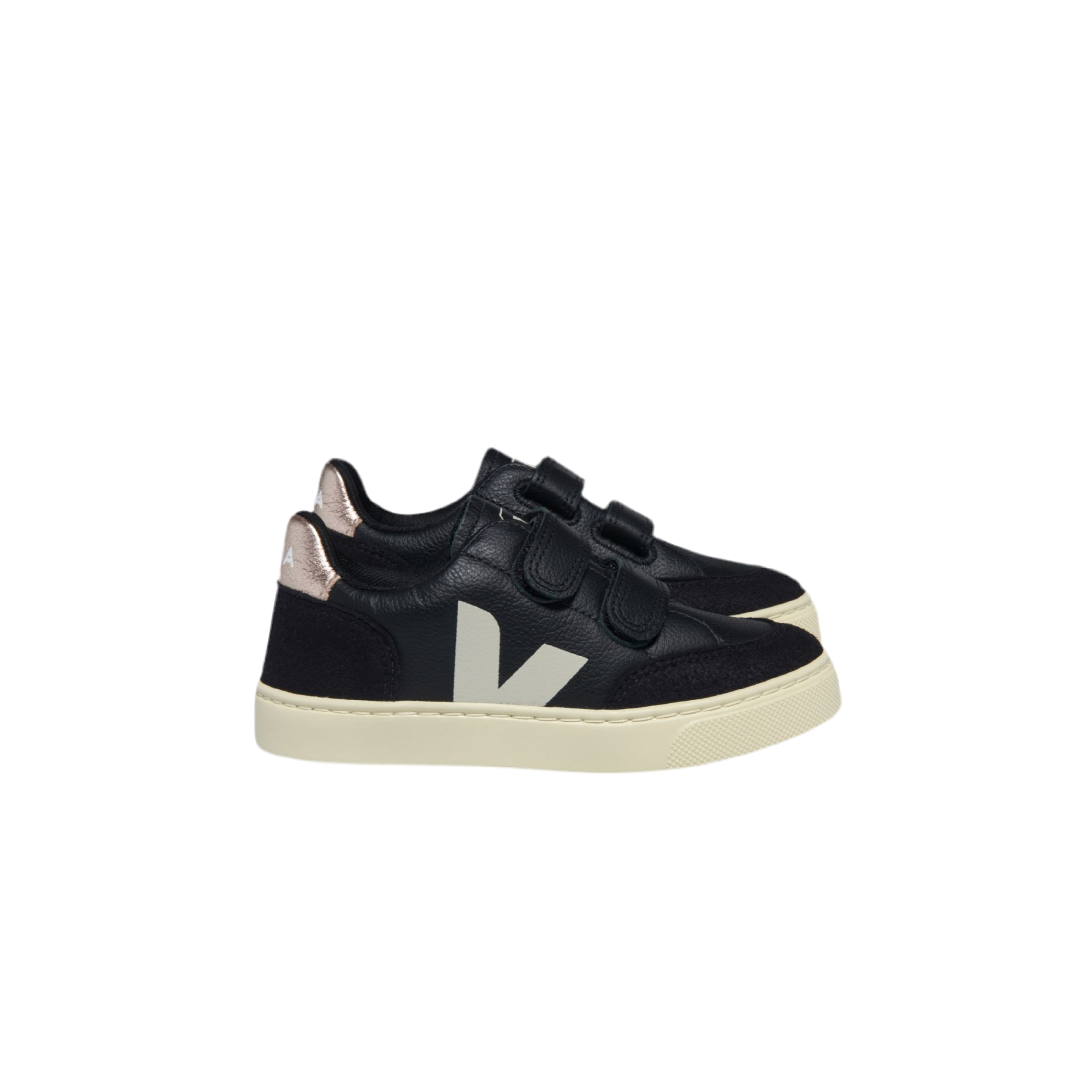 Veja Kids V-12 - Black White Platine