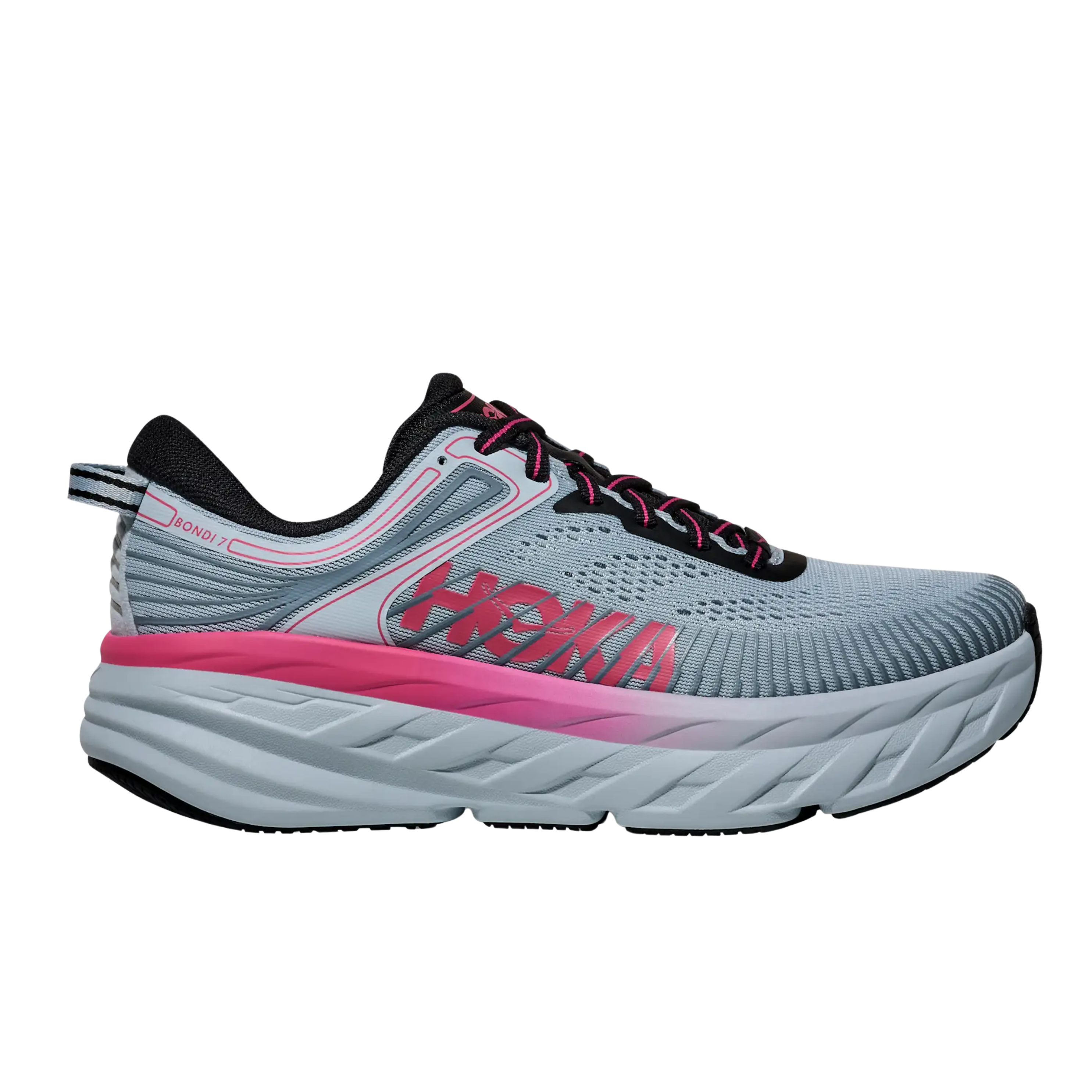 Hoka Women Bondi 7 - Mineral Blue Rhubarb