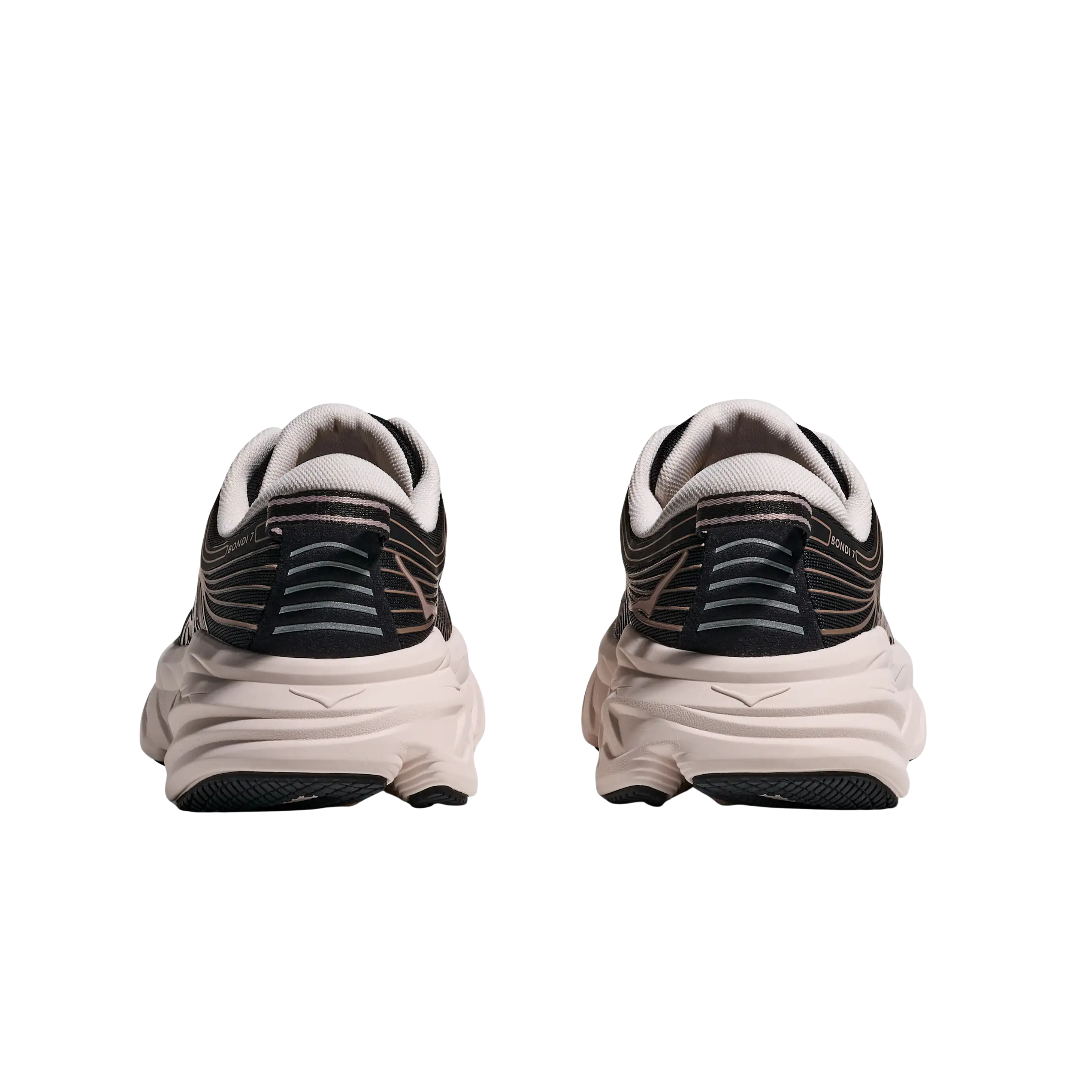 Hoka Women Bondi 7 - Black Rose Cream