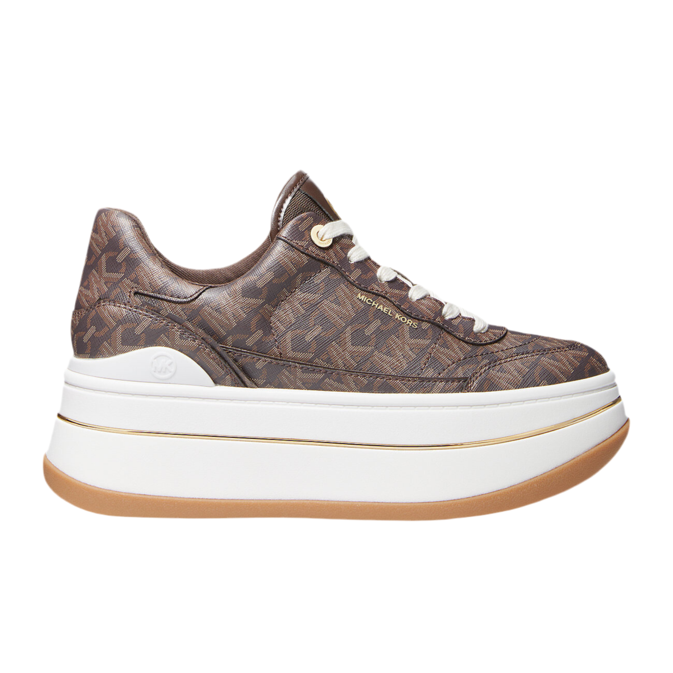 Michael Kors Women Hayes Platform Sneaker - Brown