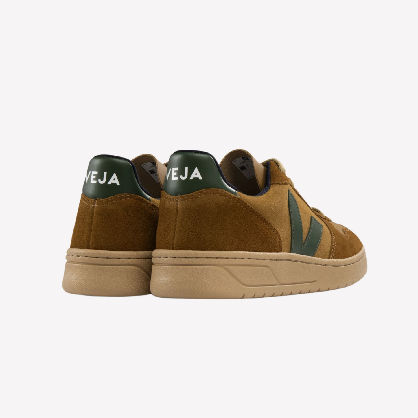 Veja Men V-10 - Suede Camel Cyprus Multico