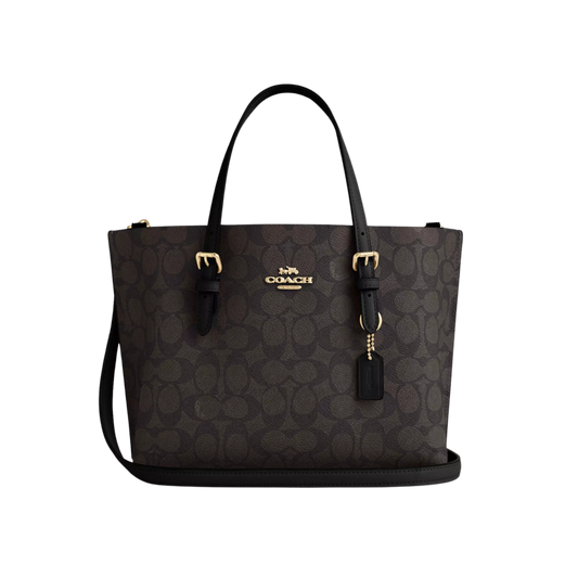 COACH Mollie Tote Bag - Walnut Black